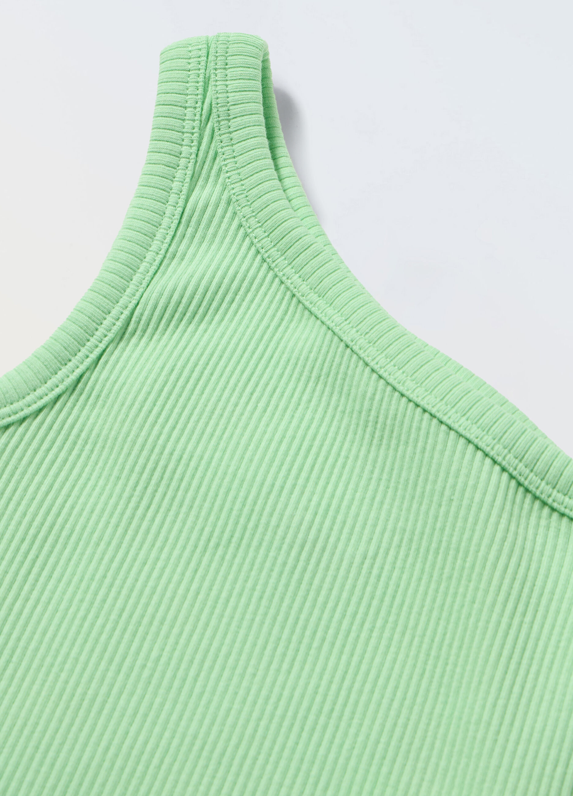 Top in costina di cotone stretch bambina_1