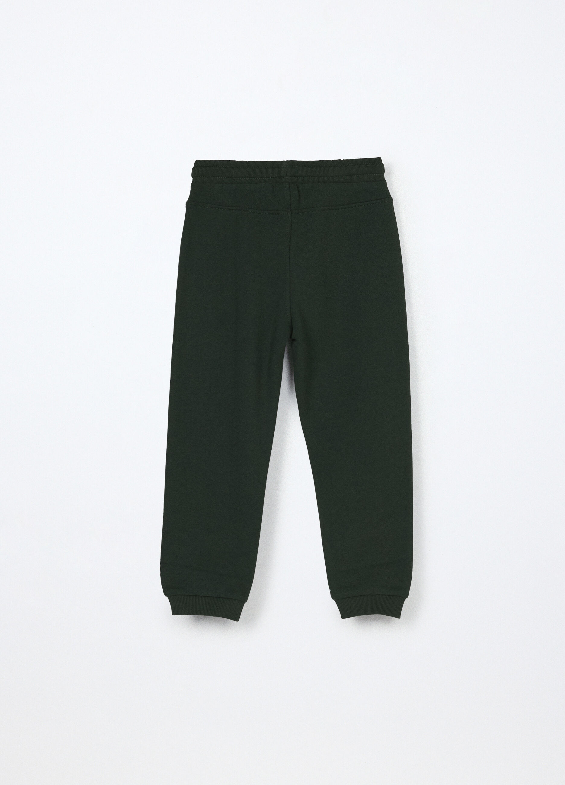 Jogger misto cotone fleece bambino_1