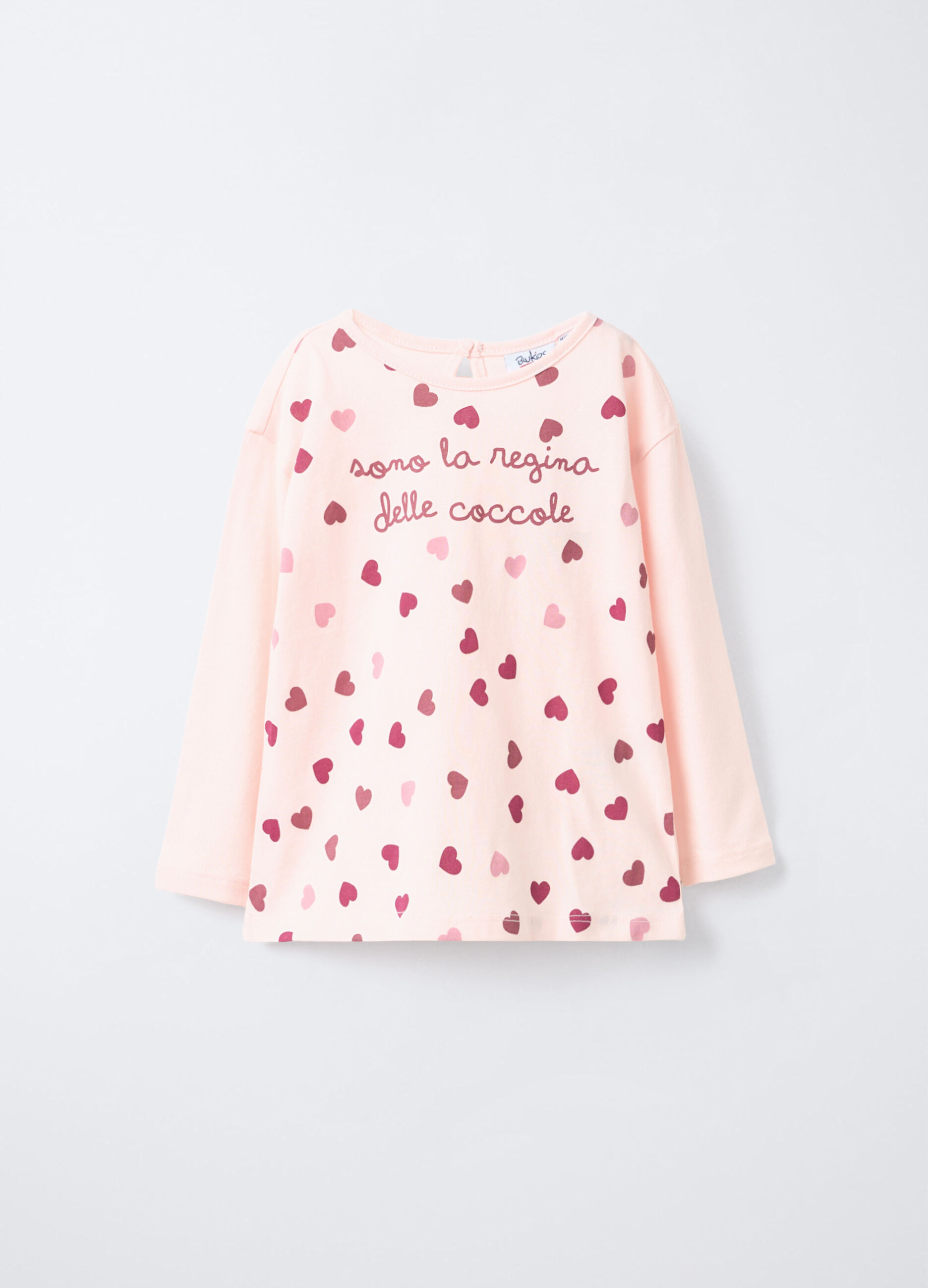 T-shirt in jersey di puro cotone bimba_0