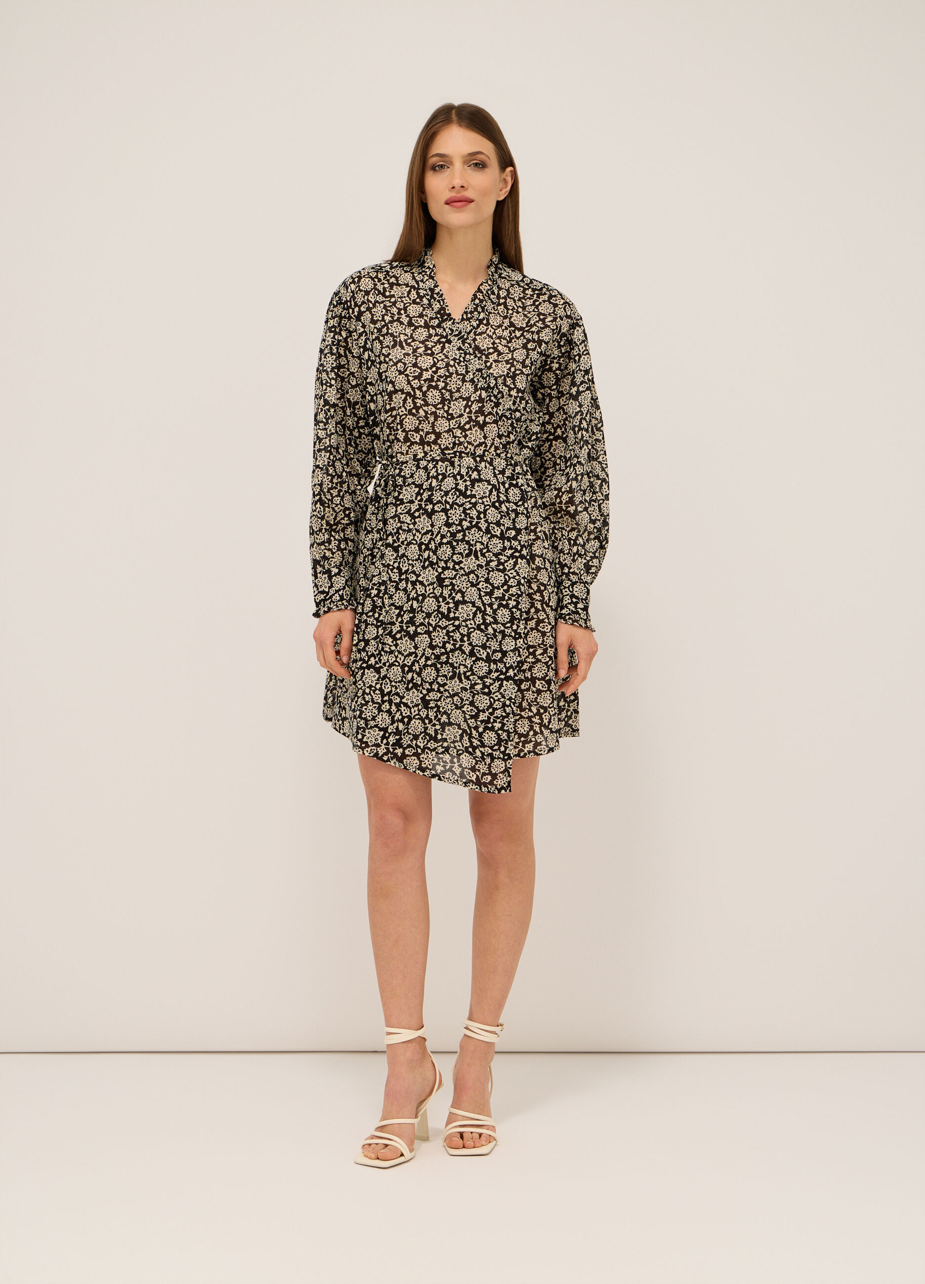 Abito corto in puro cotone donna_0