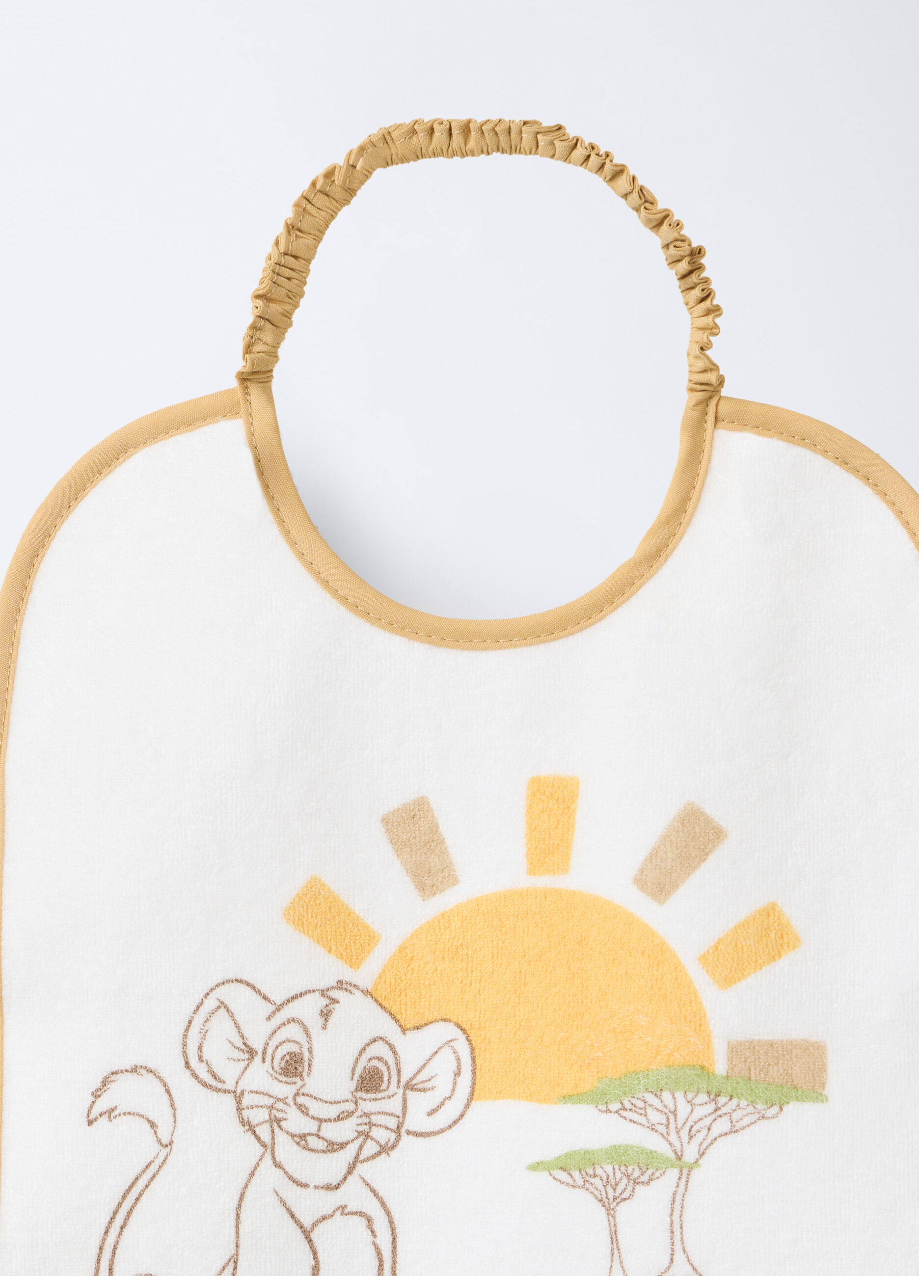 Bavaglini Disney impermeabili misto cotone neonato_3