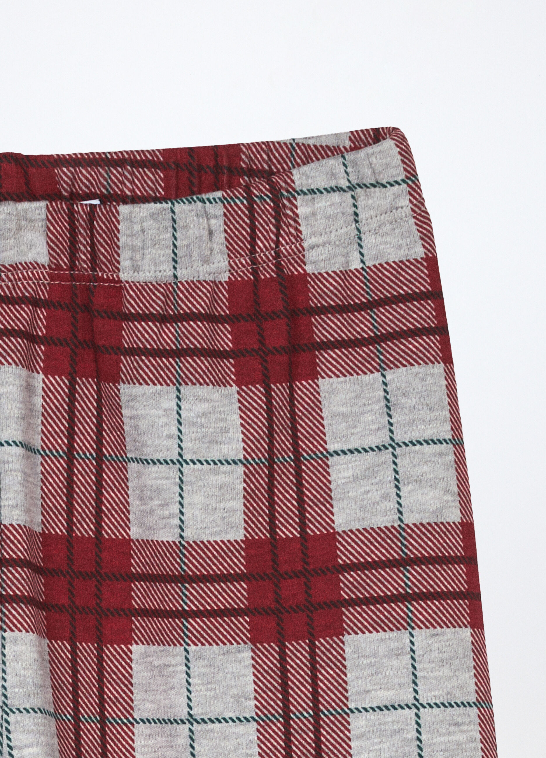 Set pigiama lungo in puro cotone fleece bambina_3