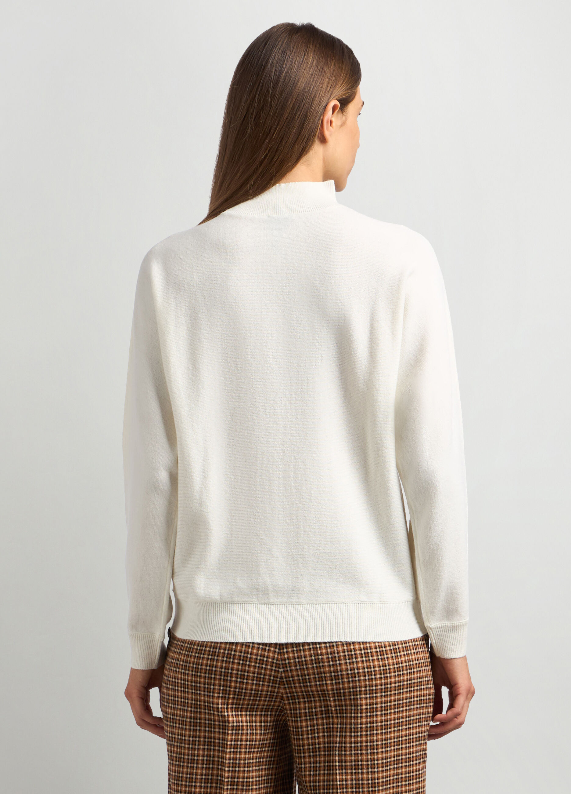 Tricot kimono a collo alto donna_1