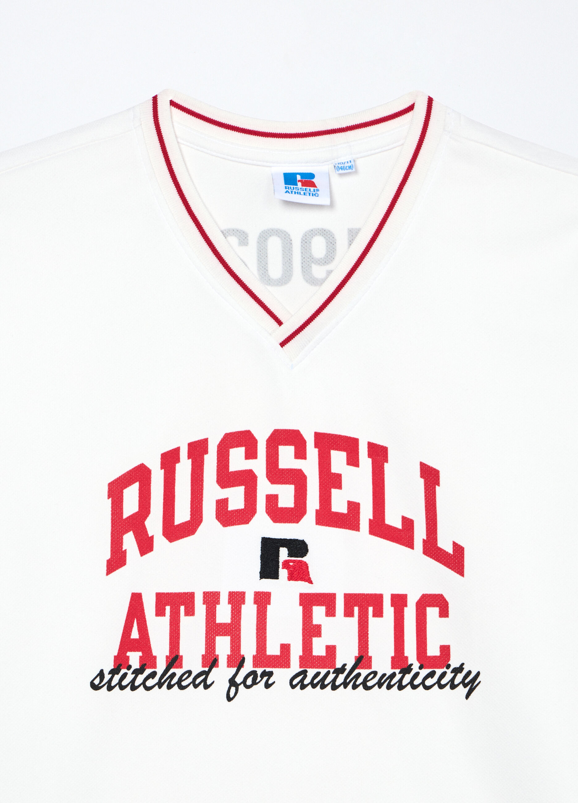 T-shirt in tessuto mesh ragazza_2