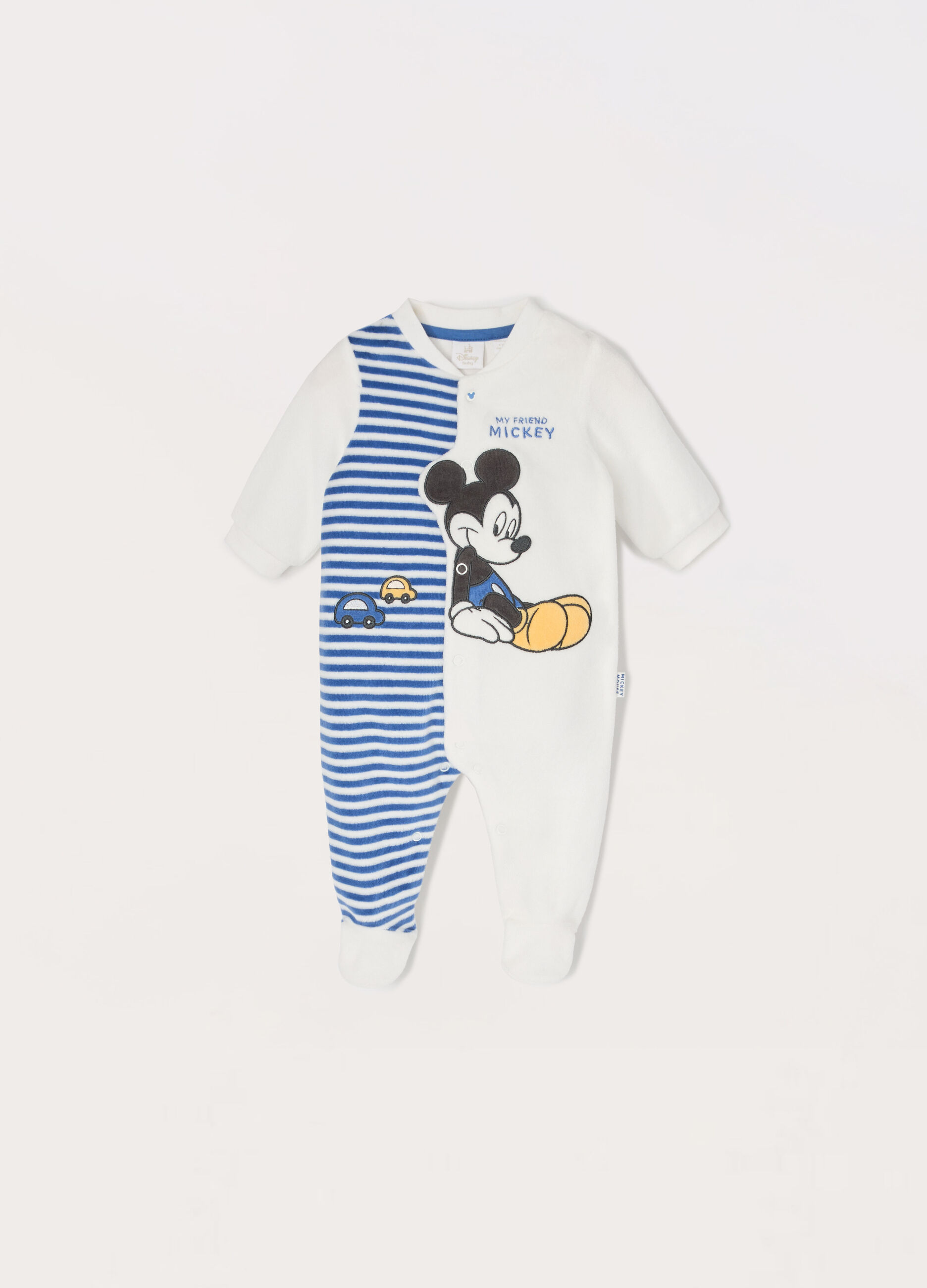 Tutina velours misto cotone neonato_0