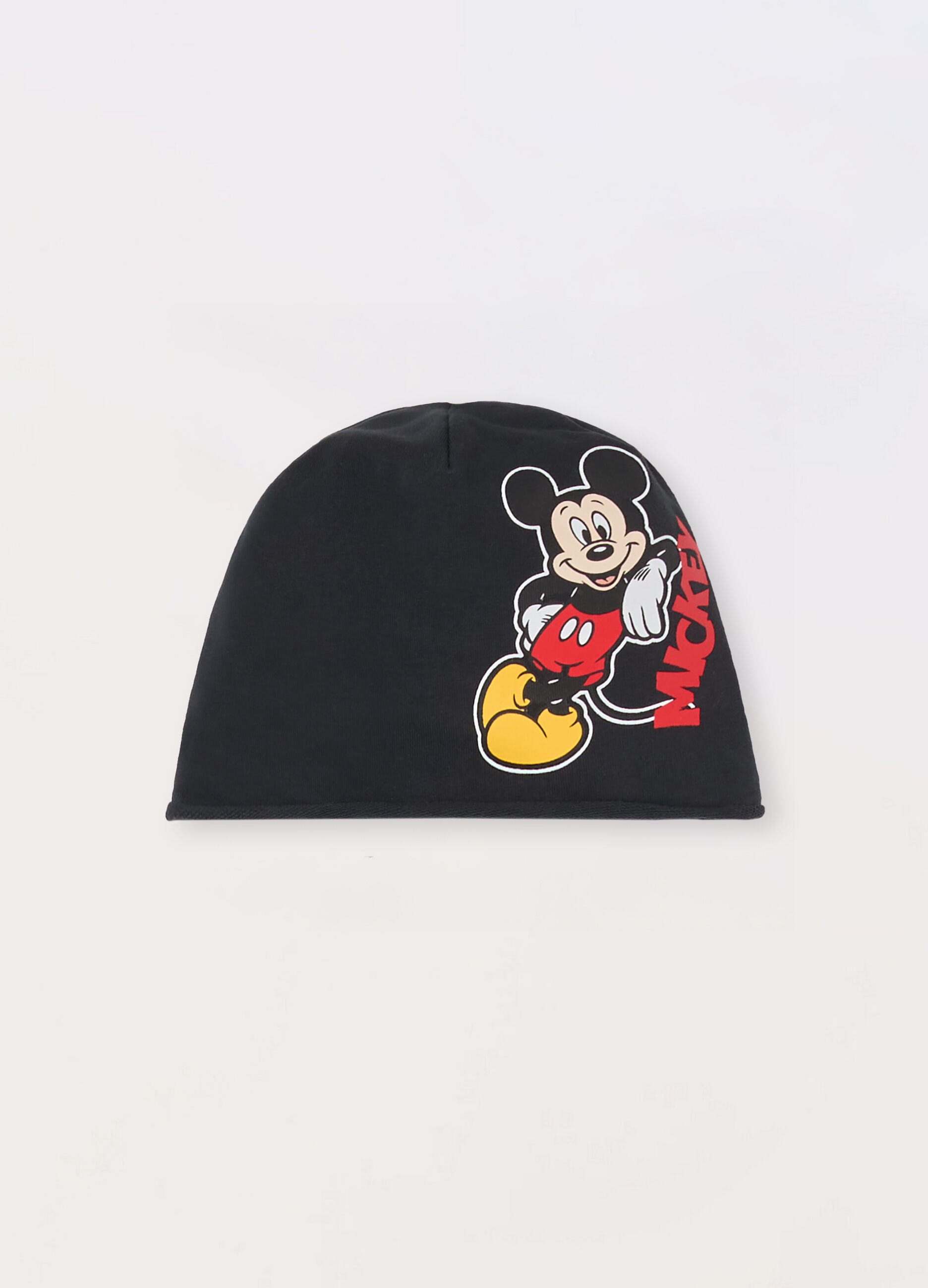 Berrettino Mickey Mouse in french terry stretch neonato_0
