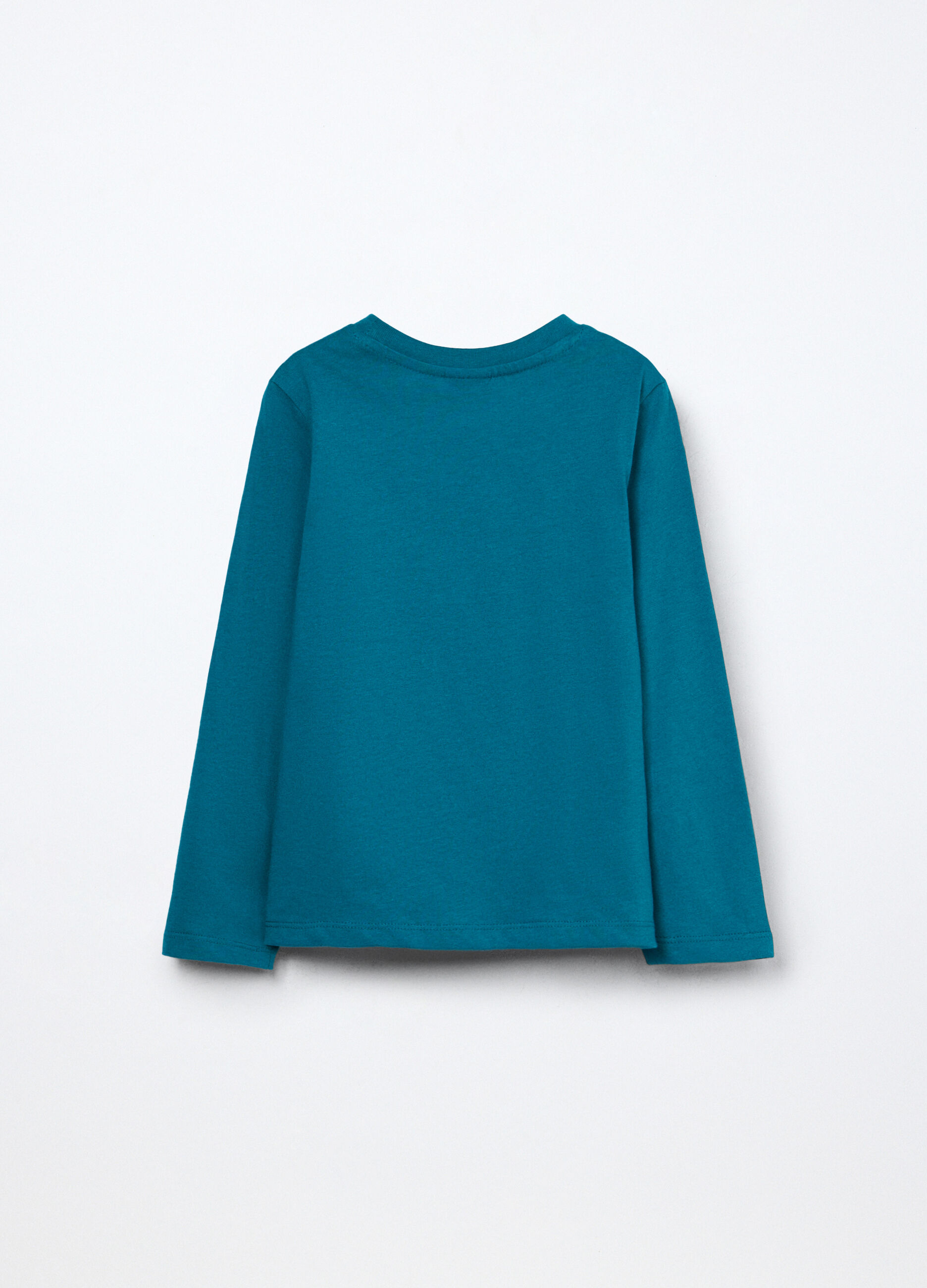 T-shirt in jersey di puro cotone bambina_1