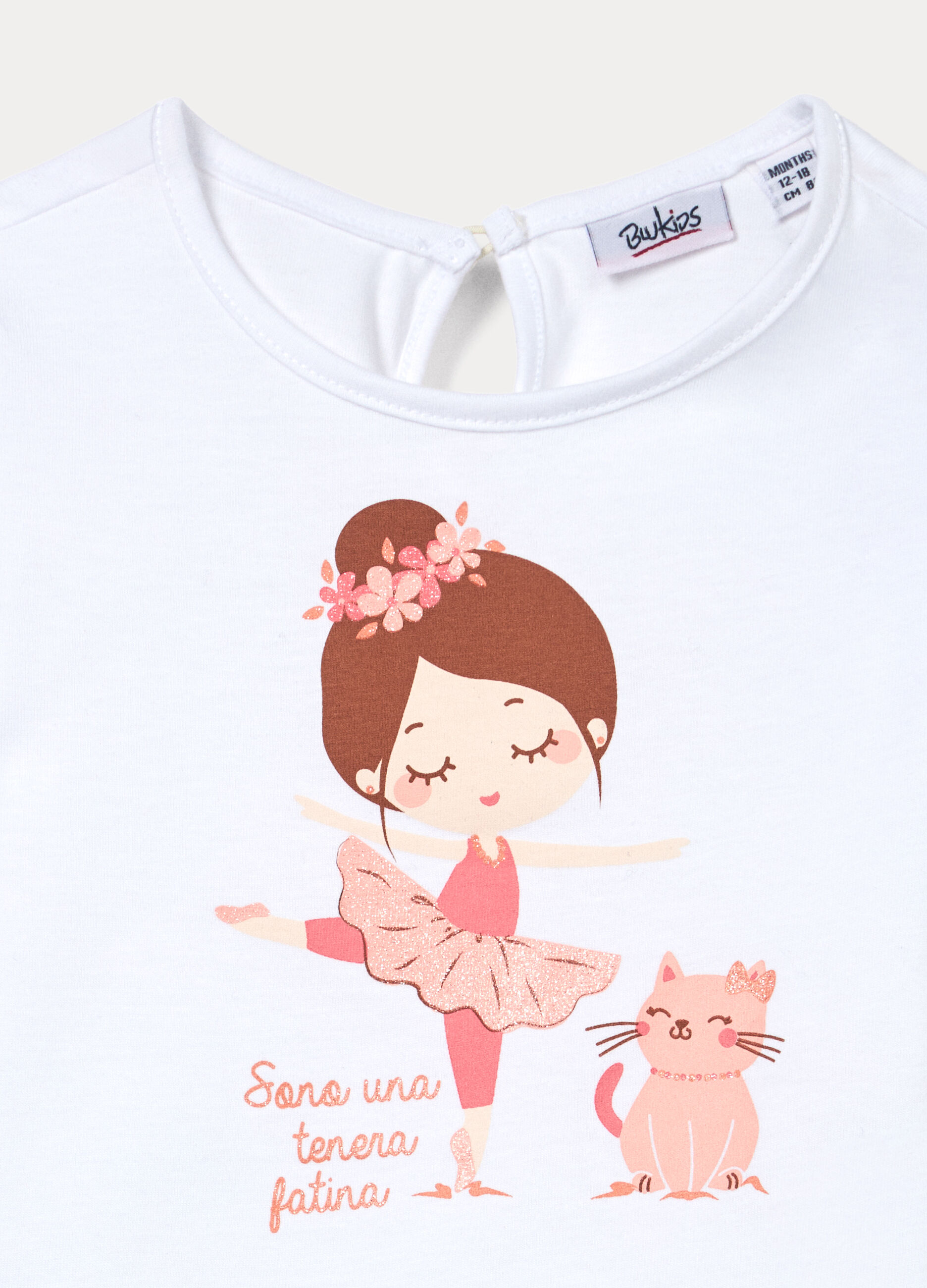 T-shirt in jersey di puro cotone bimba_2