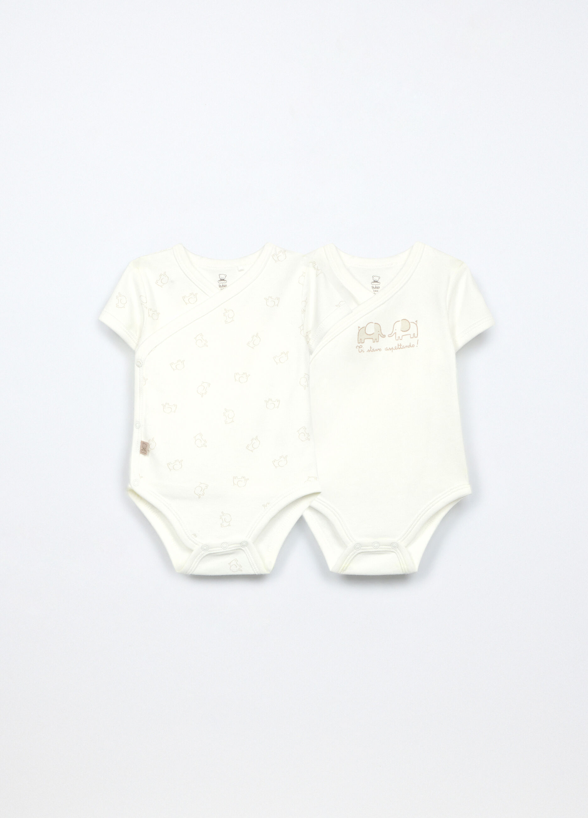 Pack 2 body in interlock di puro cotone neonato_0