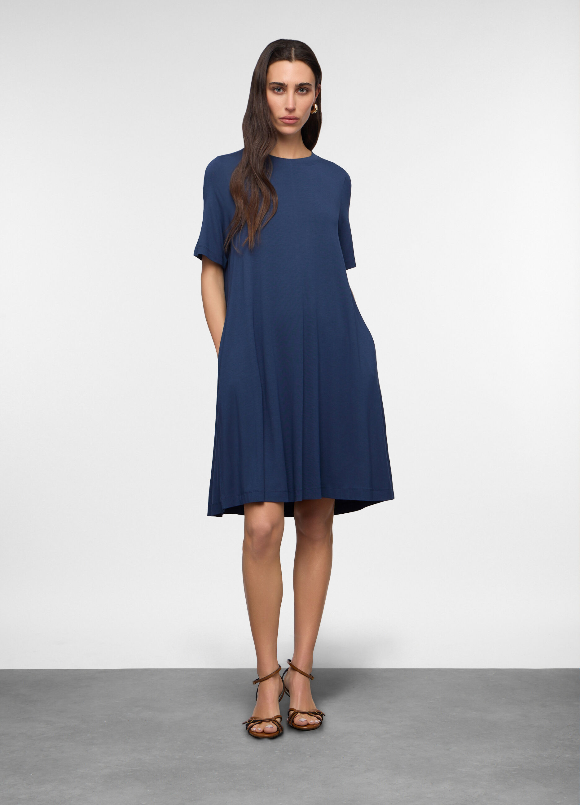 Caftano copricostume stretch donna
