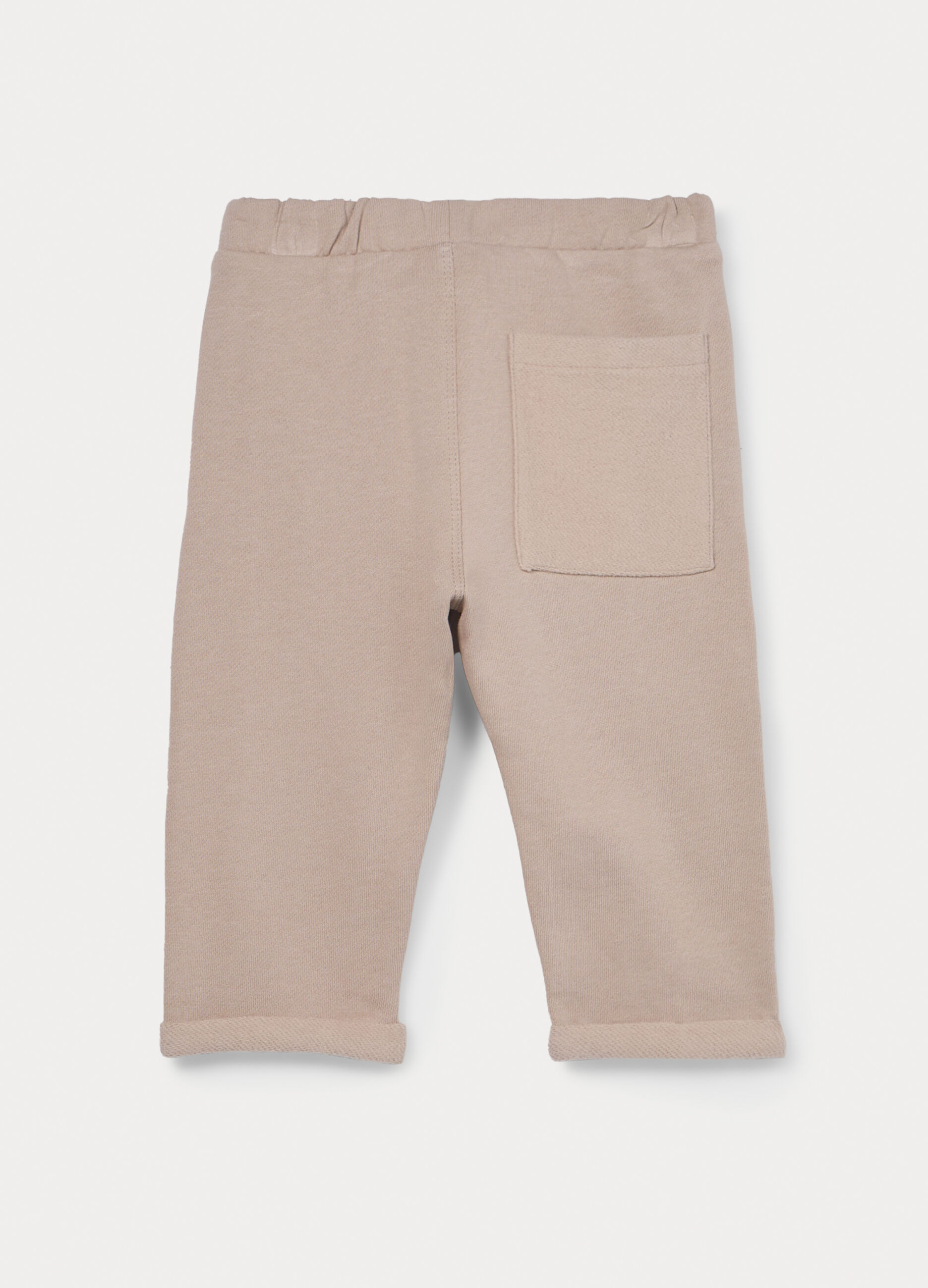Jogger in french terry di puro cotone bimbo_1
