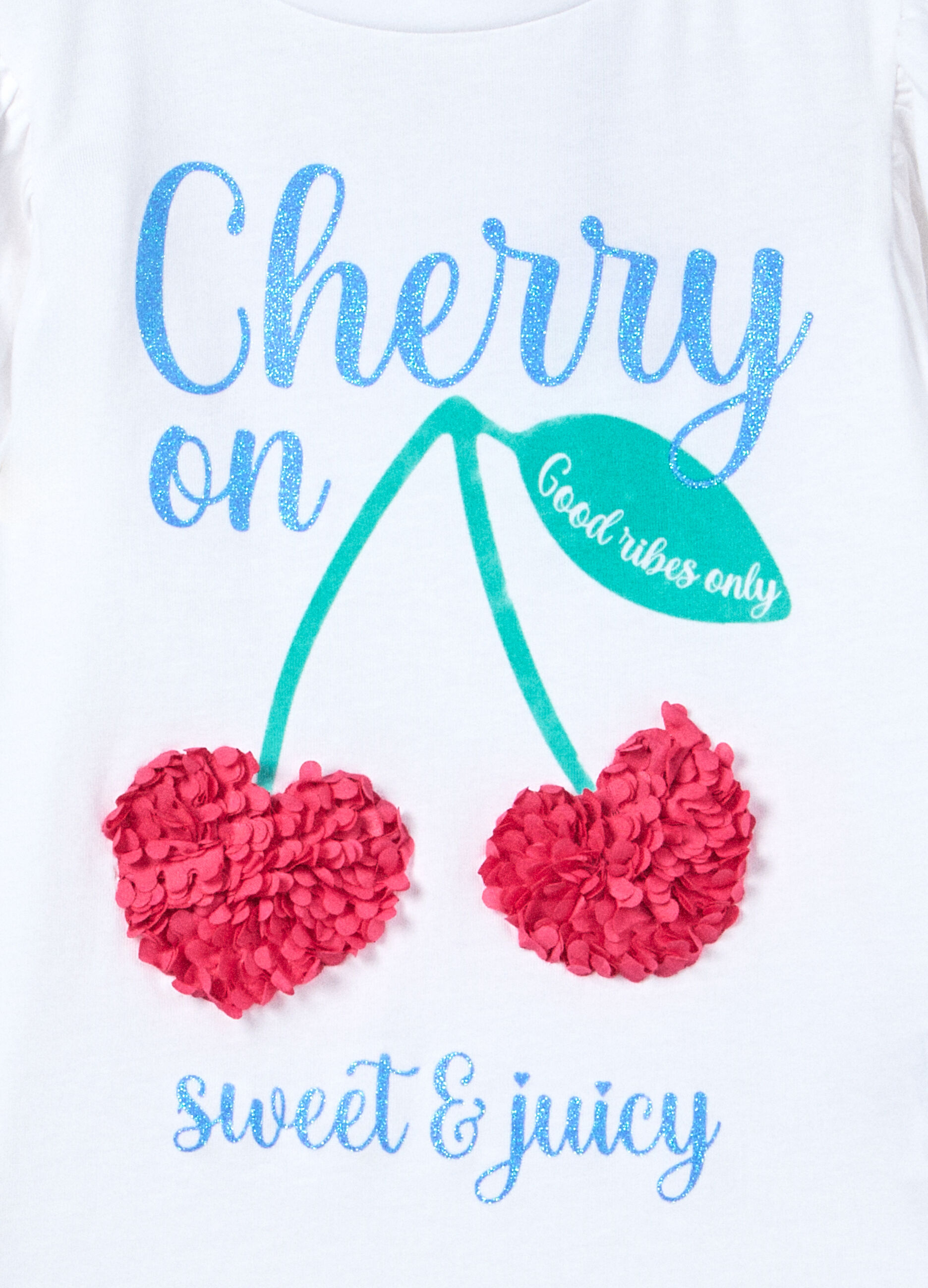 T-shirt in jersey di cotone stretch bambina_2