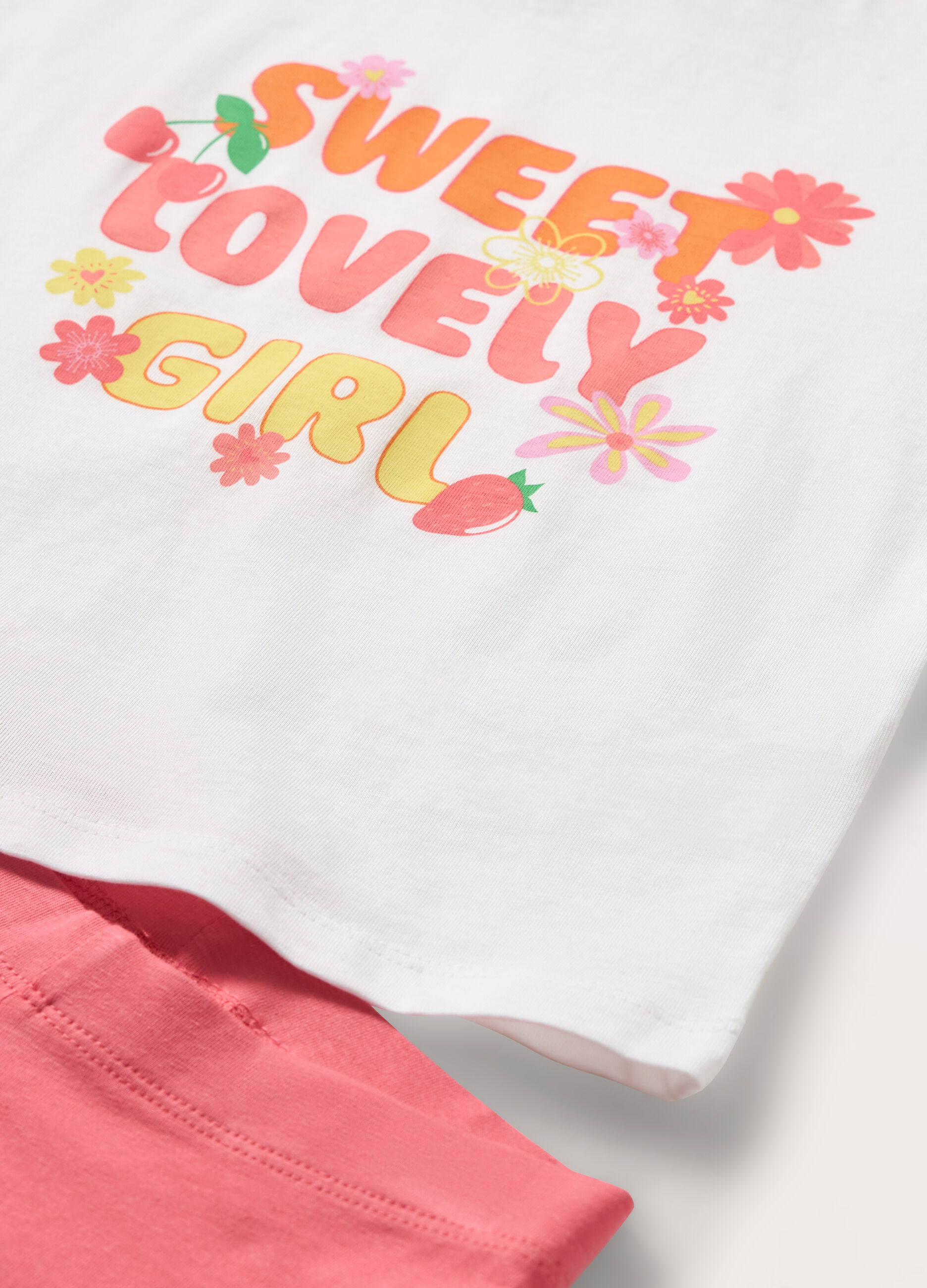 Jogging set in jersey di puro cotone bambina_1