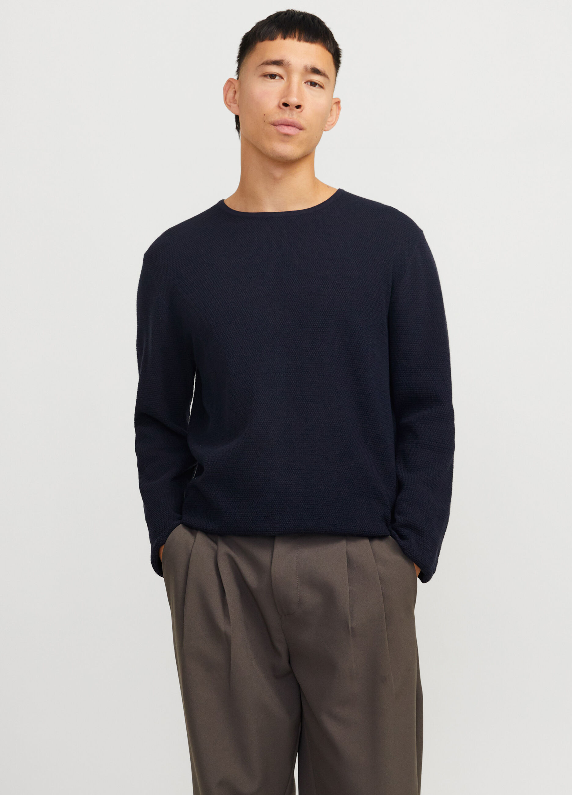 Maglione leggero girocollo uomo