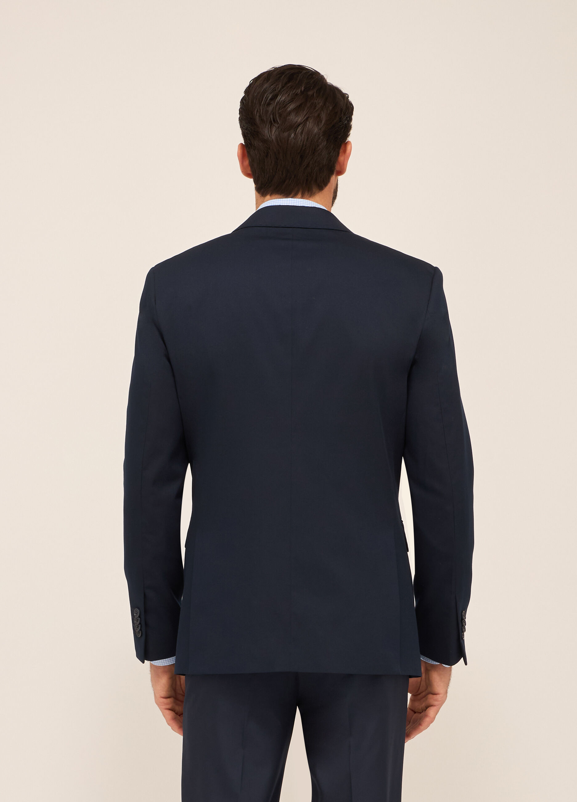 Blazer in tessuto stretch uomo