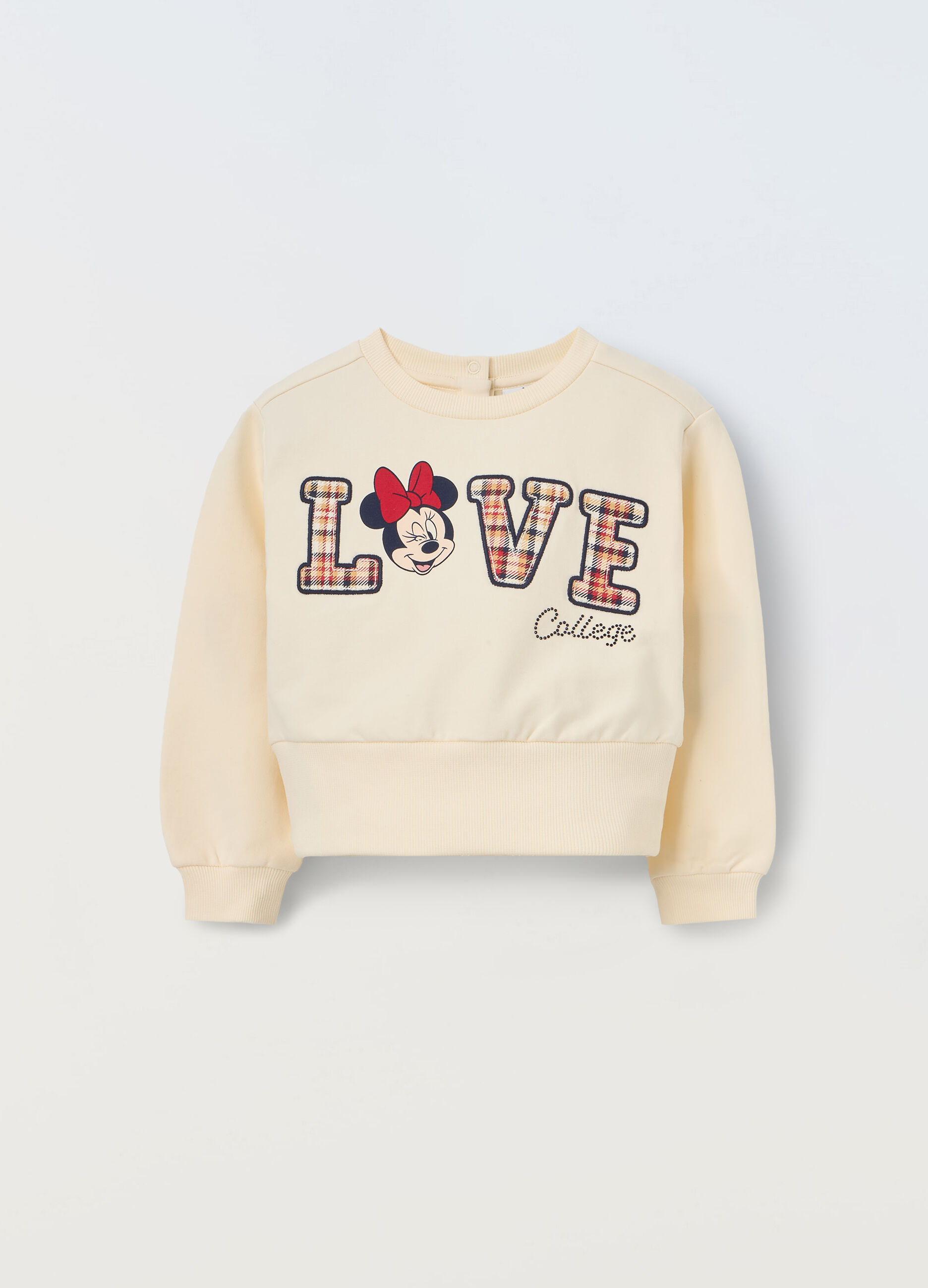 Felpa in cotone stretch neonata_0