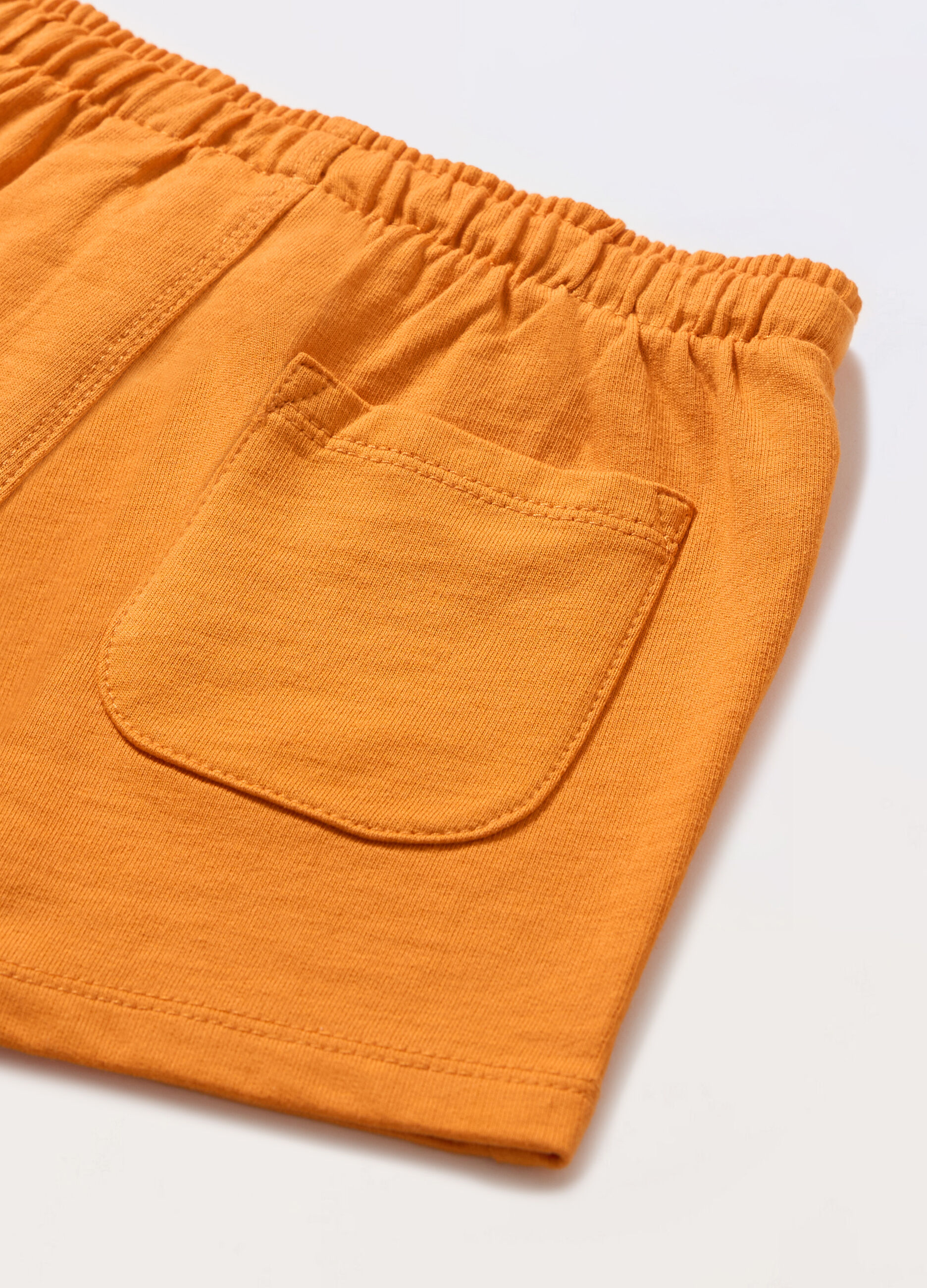 Shorts in french terry di puro cotone neonato_1