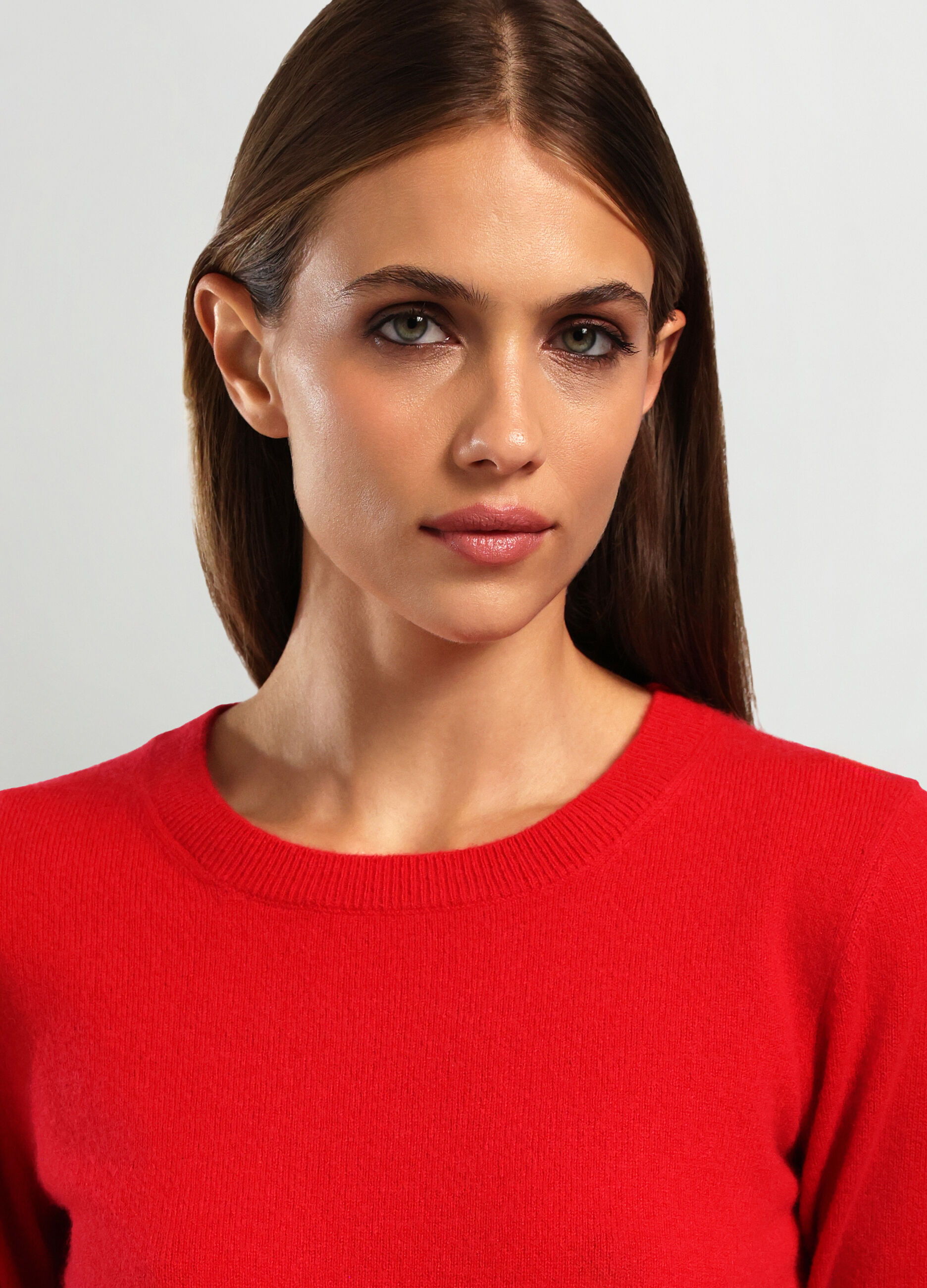 Pull over in puro cashmere donna_2