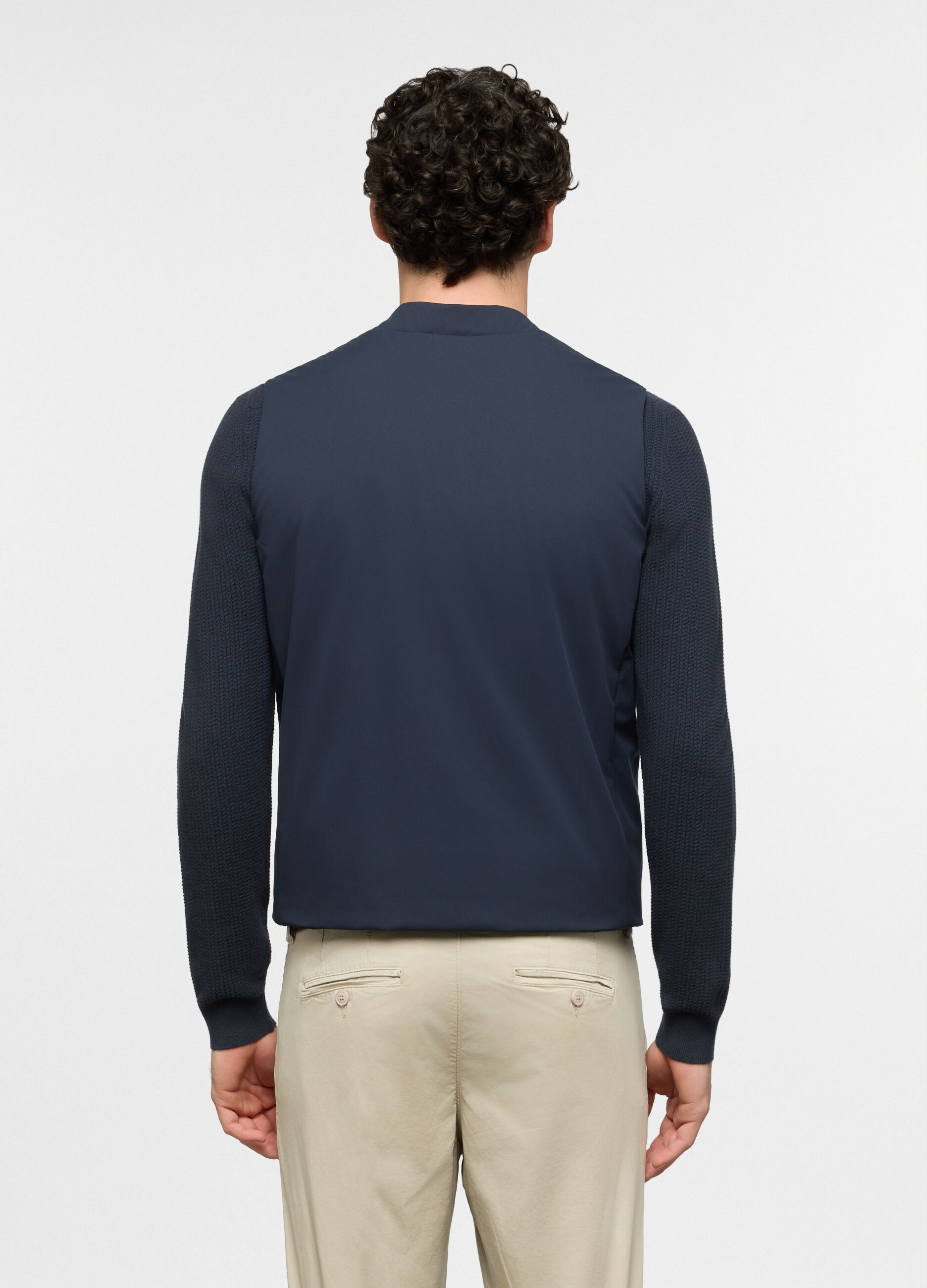 Gilet in tessuto tecnico uomo