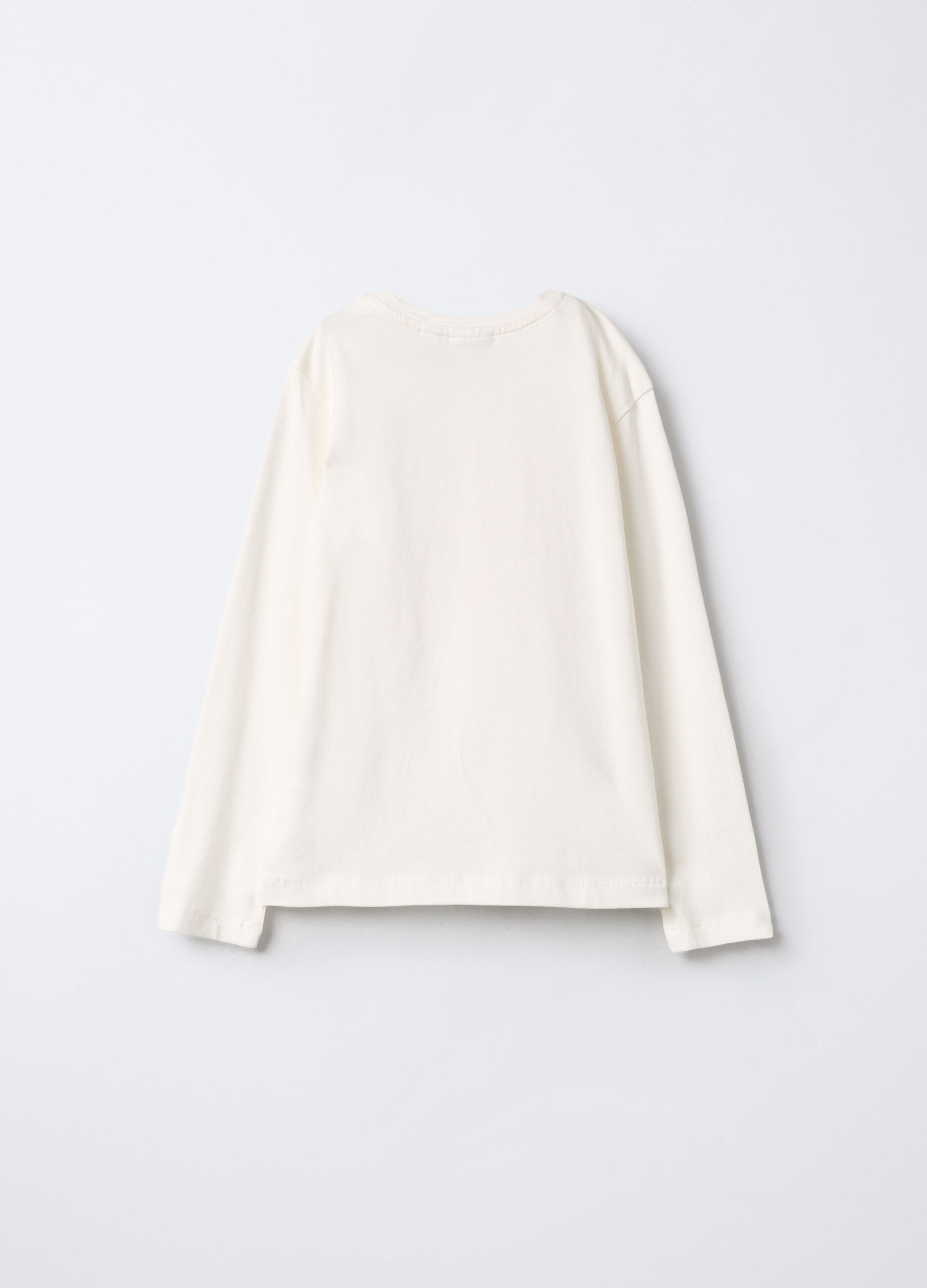 T-shirt in jersey di puro cotone bambina_1