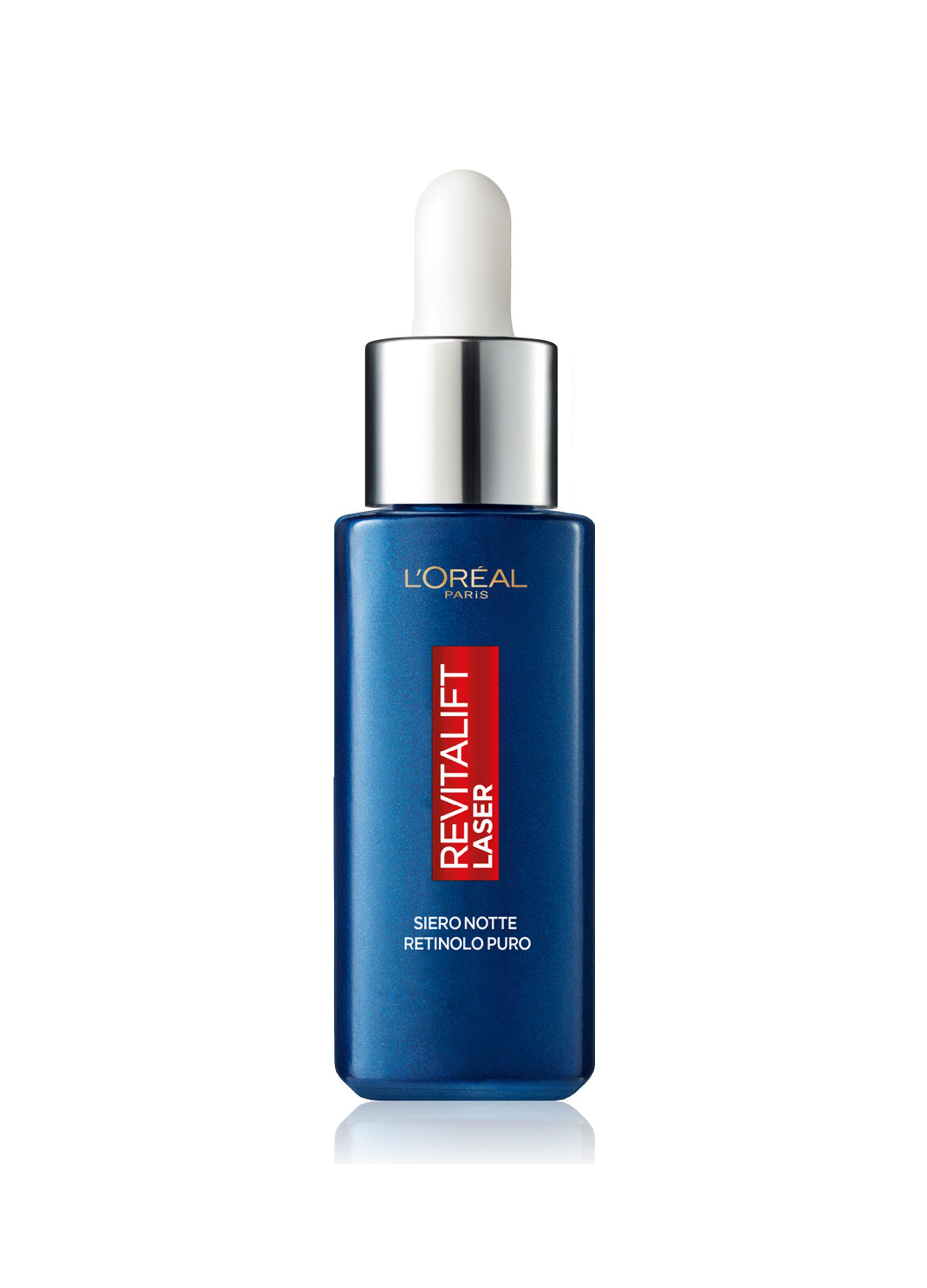 L'Oréal Paris Siero Notte Revitalift Laser X3, Azione Antirughe Anti-Età con Retinolo Puro, 30 ml.