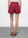 Shorts fit regular in popeline di puro cotone donna_1