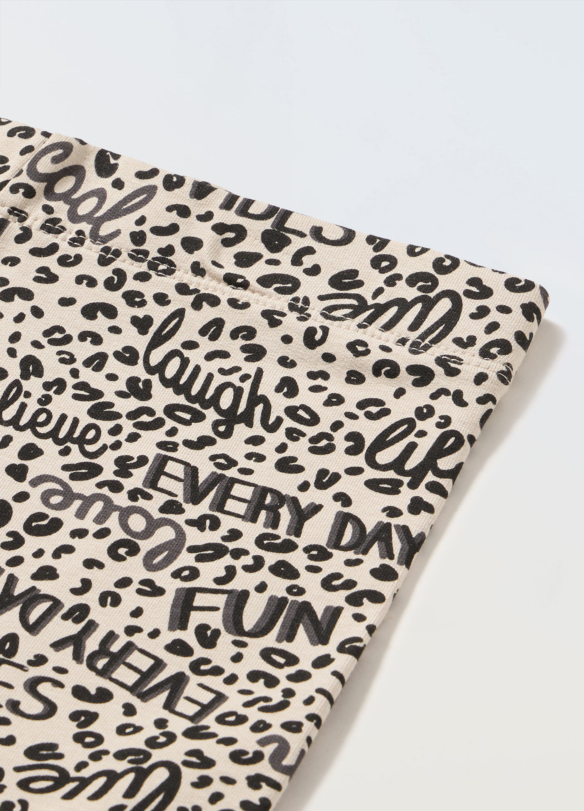 Leggings in french terry di cotone stretch ragazza_1