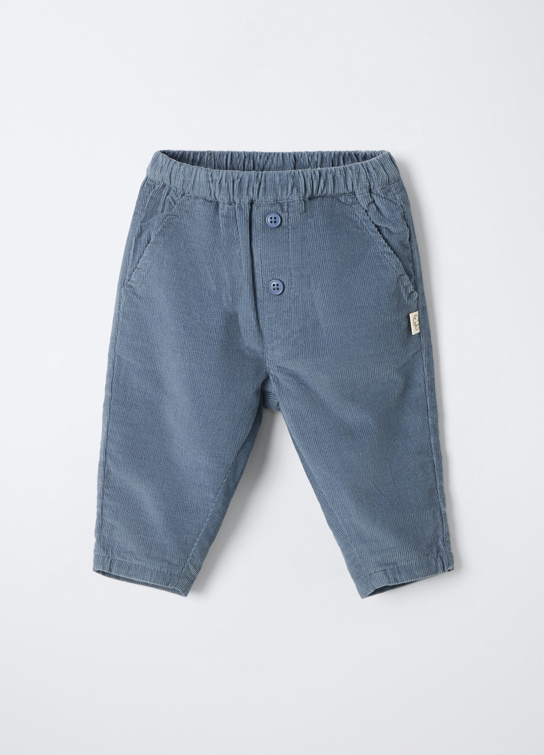 Pantaloni chino in velluto a coste_0