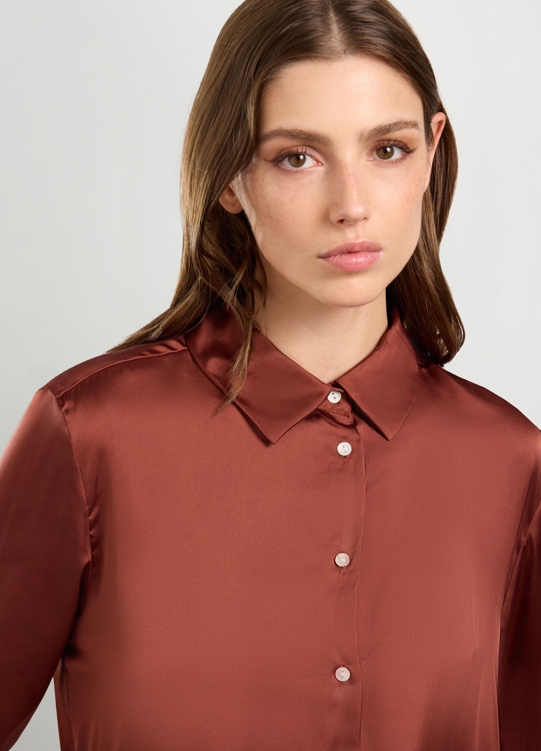 Camicia in raso donna_2