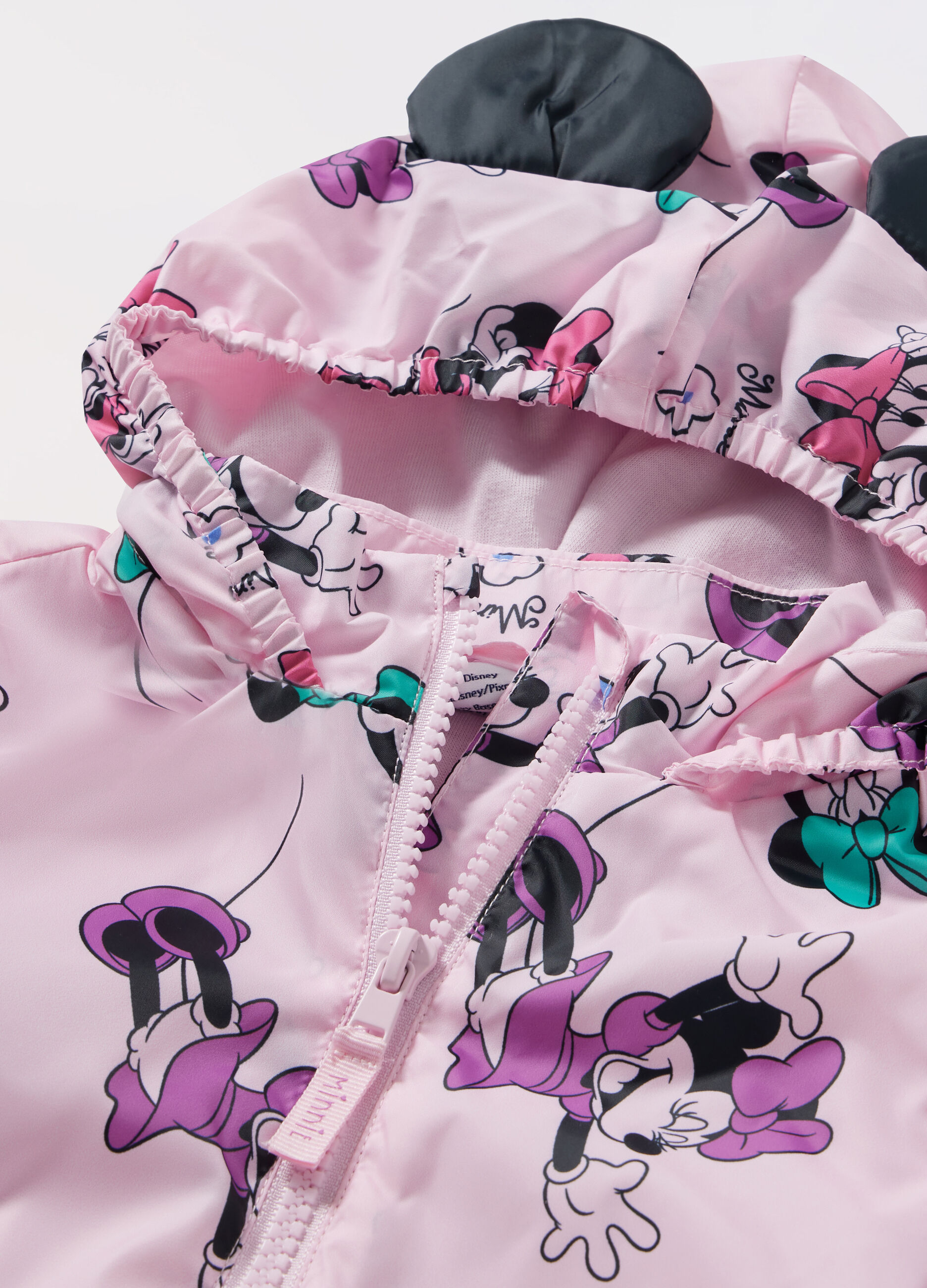 Giubbino impermeabile Minnie con cappuccio neonata_1