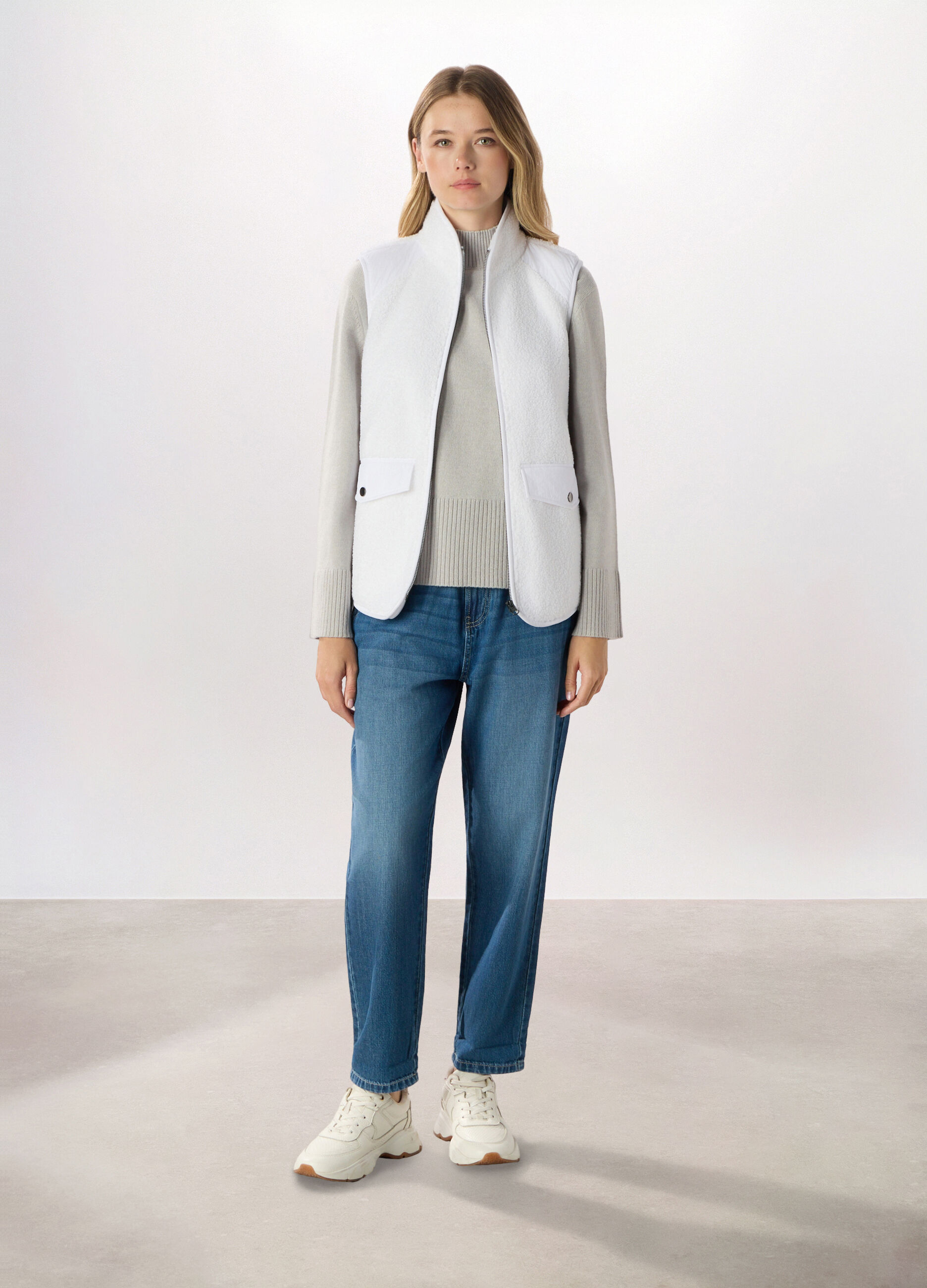 Gilet in sherpa donna_0