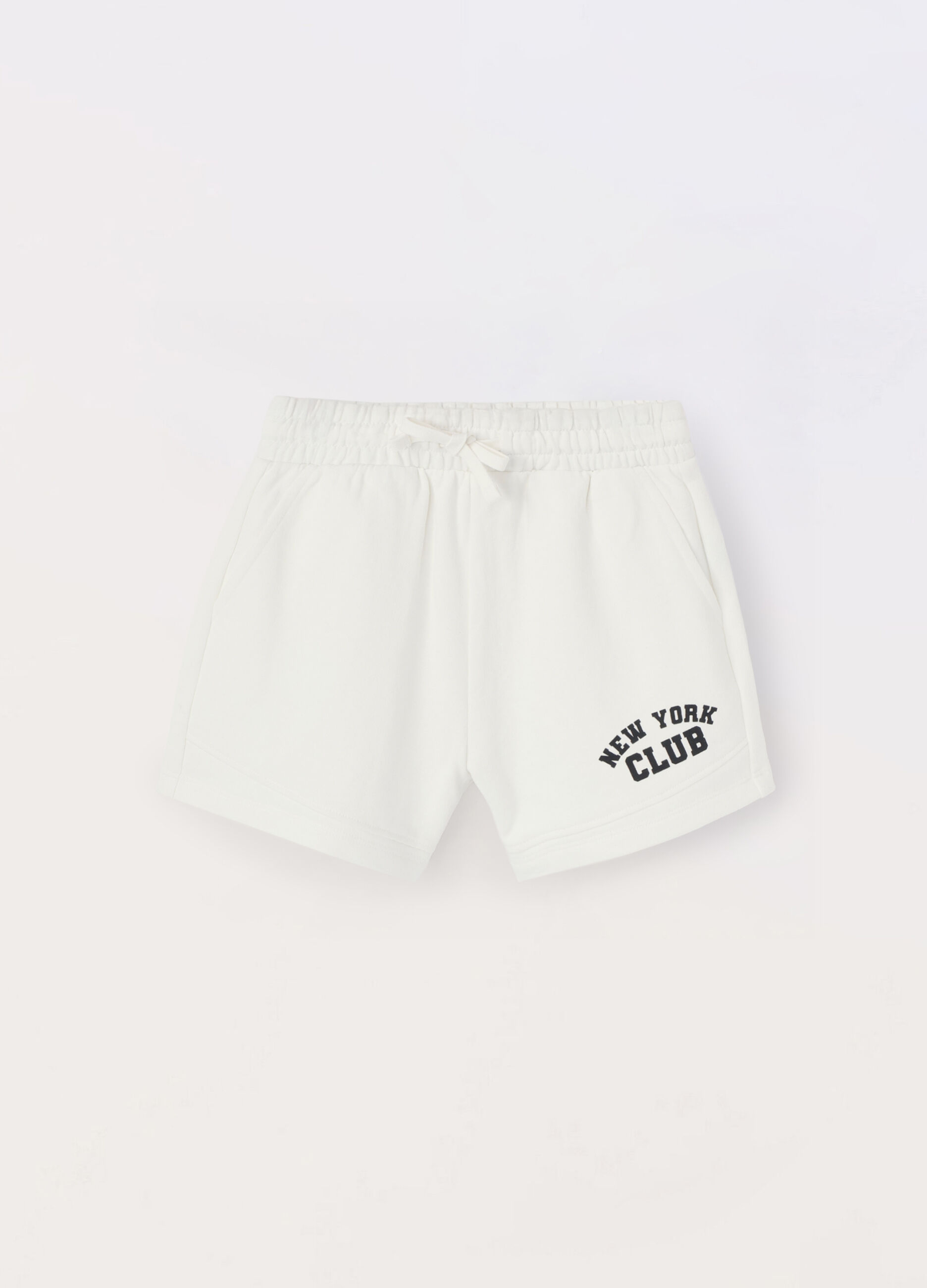 Bermuda in french terry di misto cotone ragazza_0