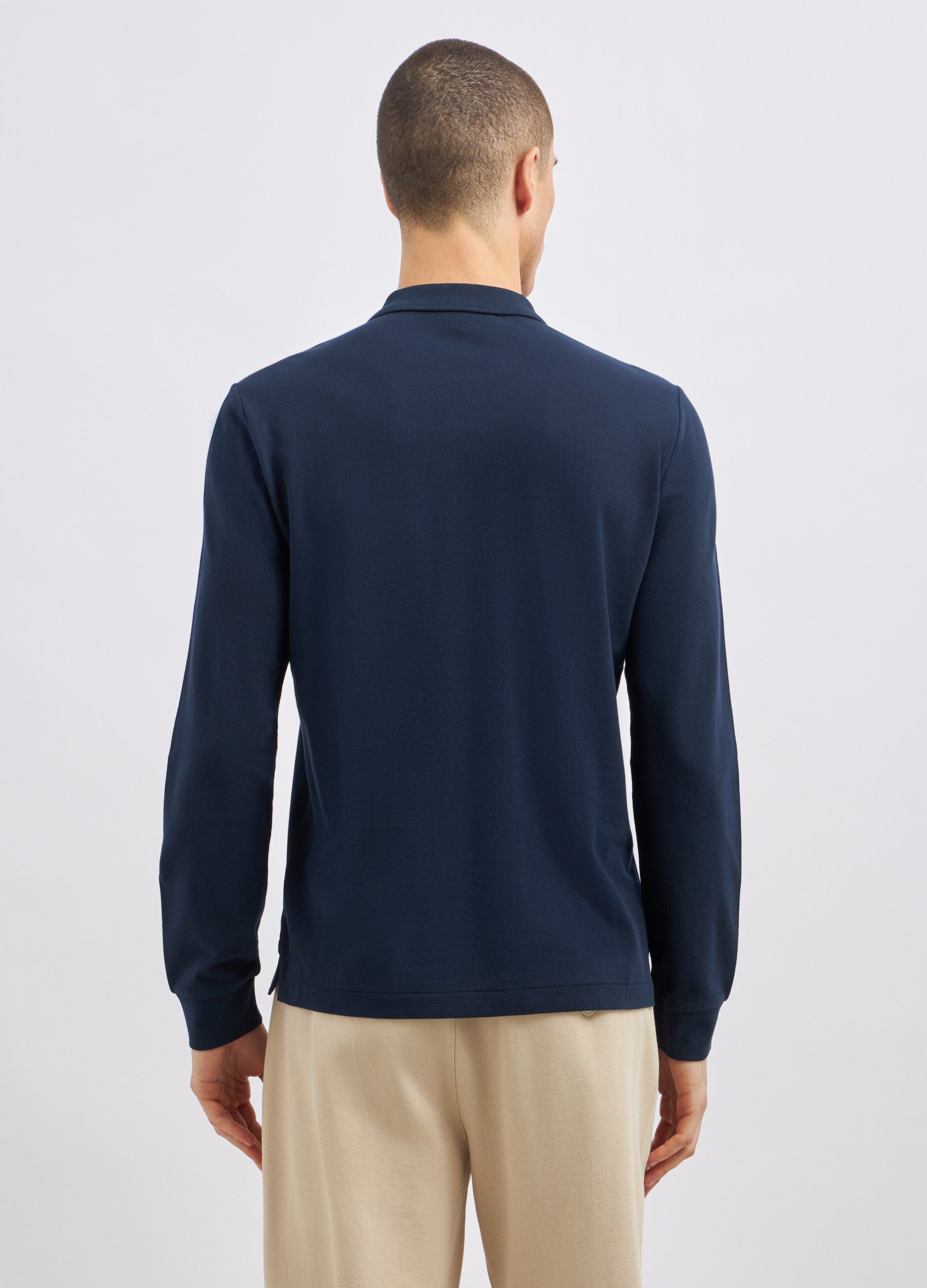 Polo in puro cotone piquet uomo_1