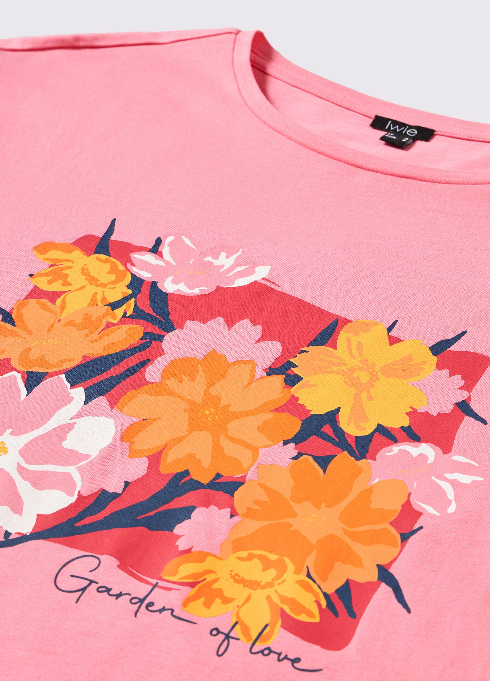 T-shirt in puro cotone donna_1