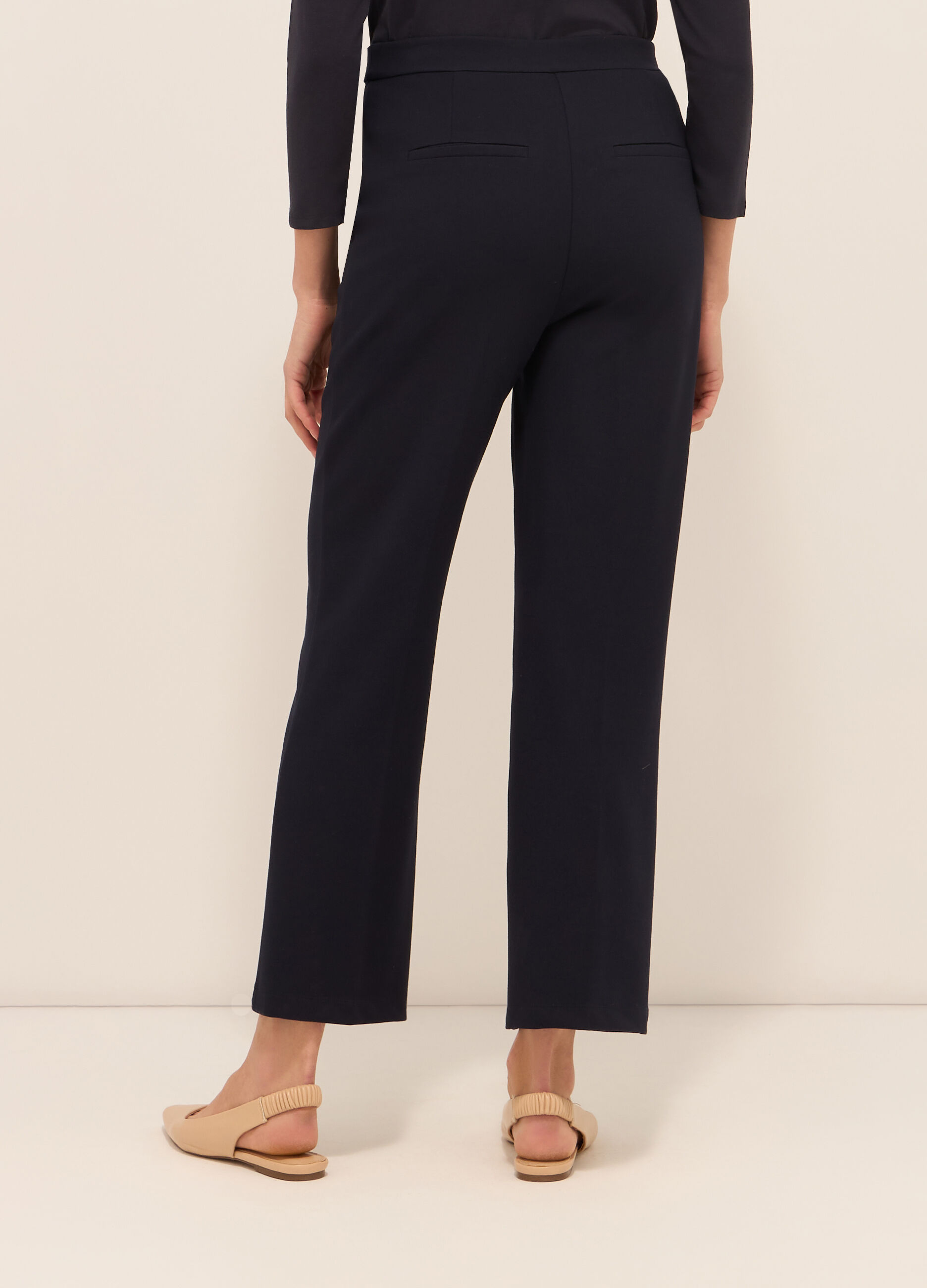 Pantaloni in punto Milano donna