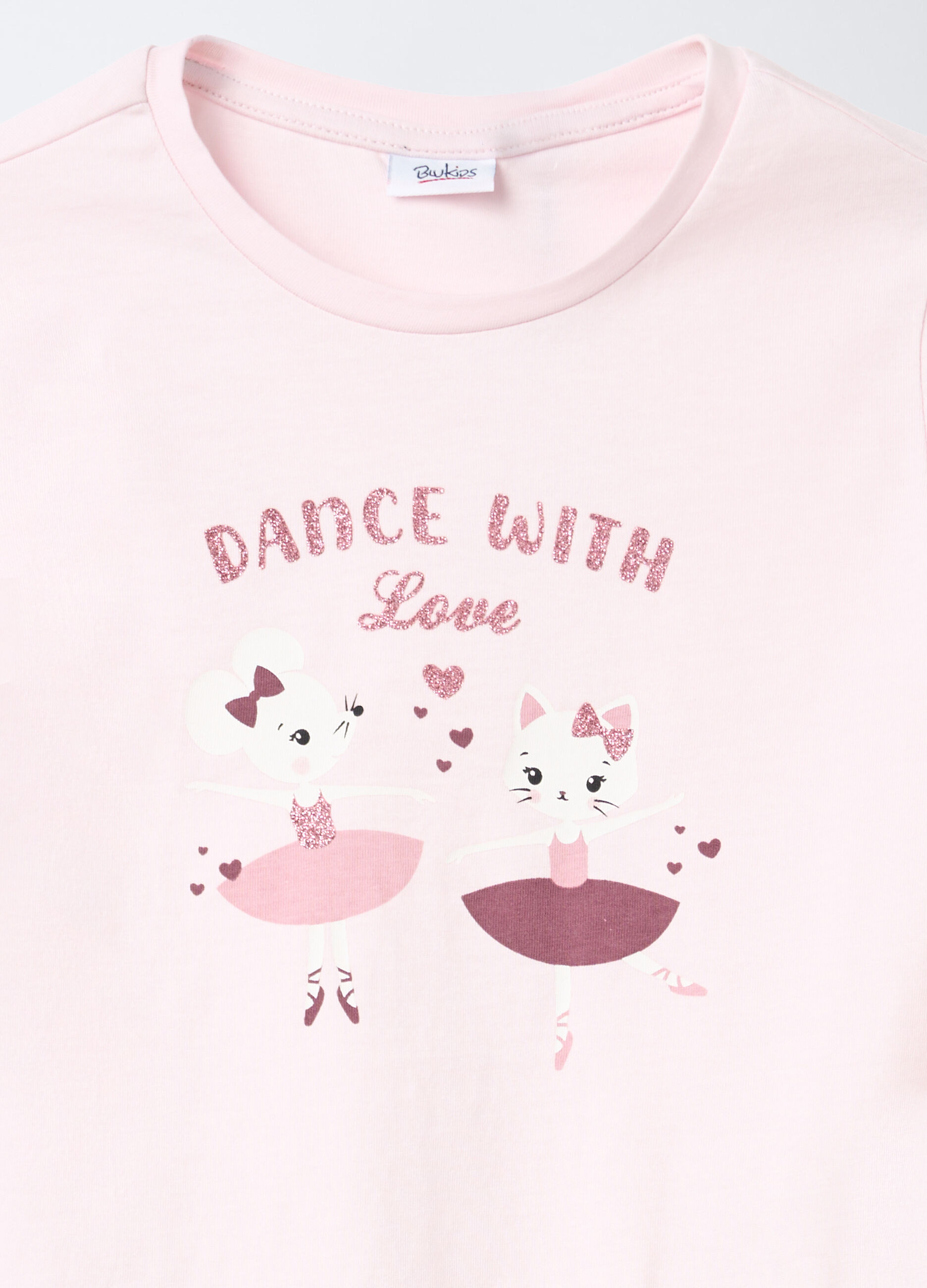 T-shirt in jersey di puro cotone bambina_2