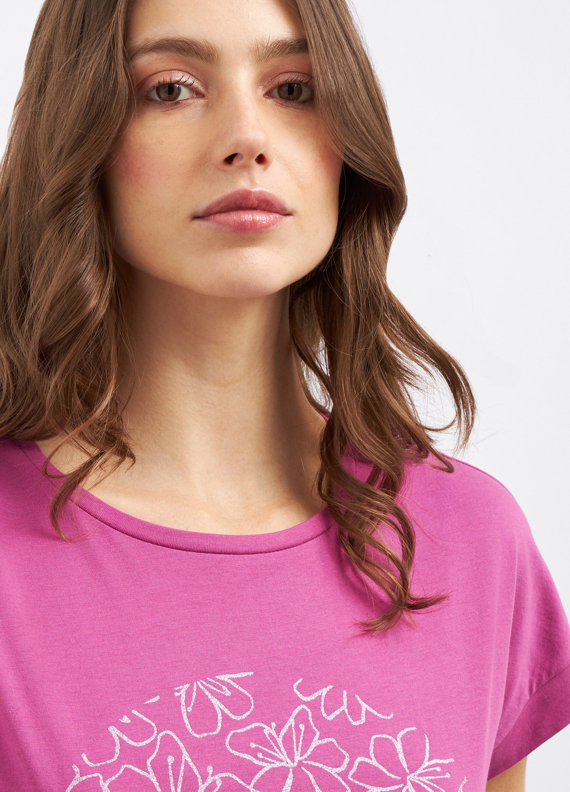 T-shirt in puro cotone donna_2