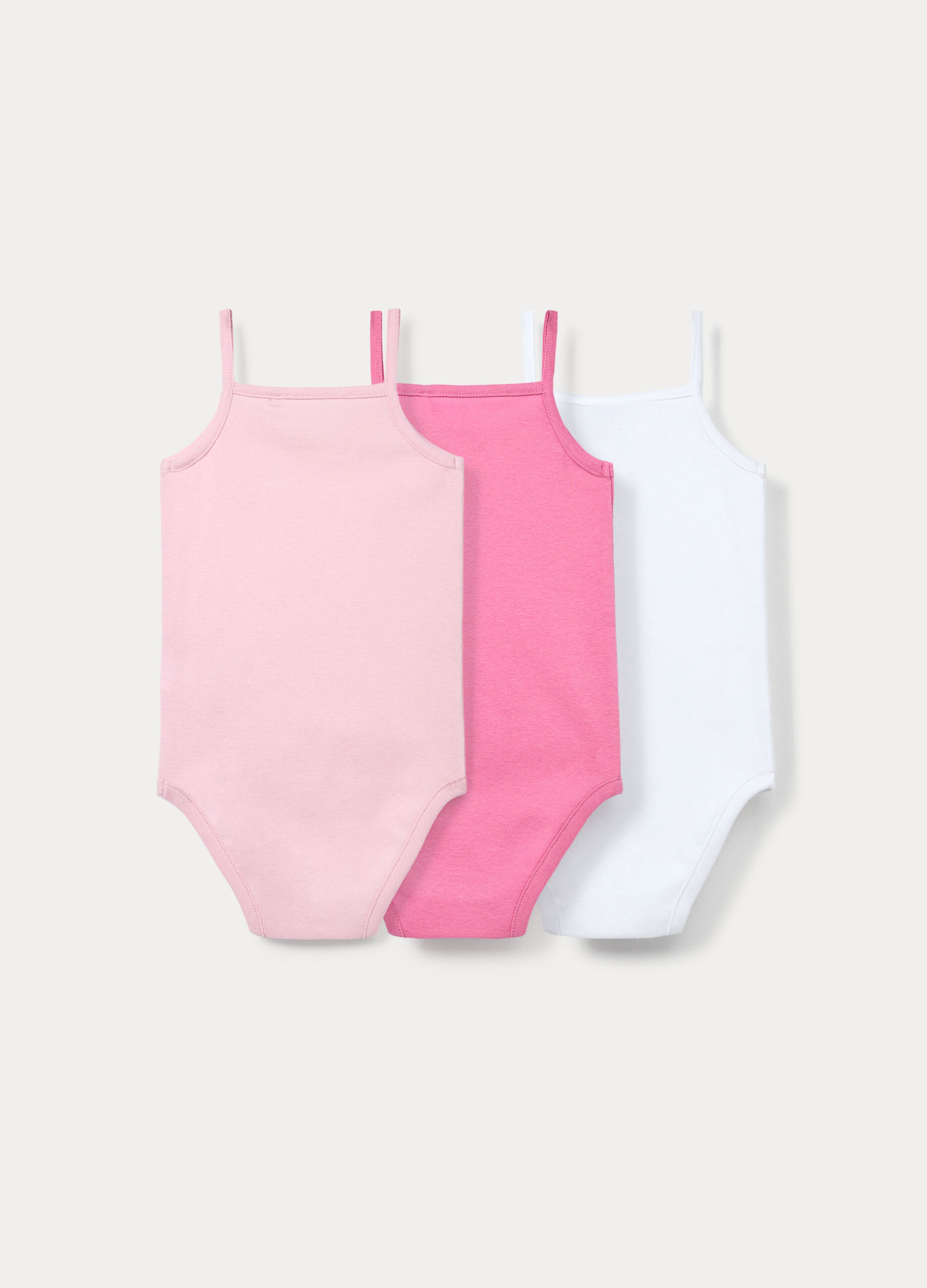 Pack 3 body in costina di puro cotone _1