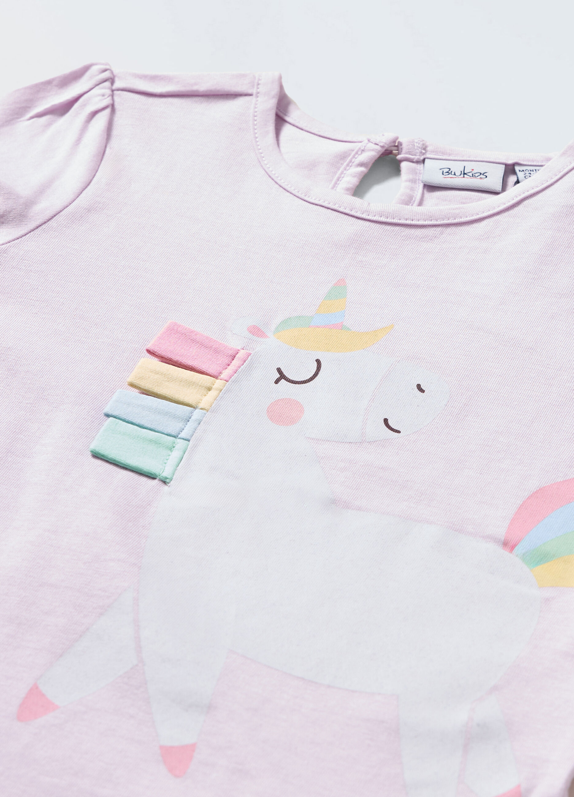T-shirt in jersey di puro cotone neonata_1