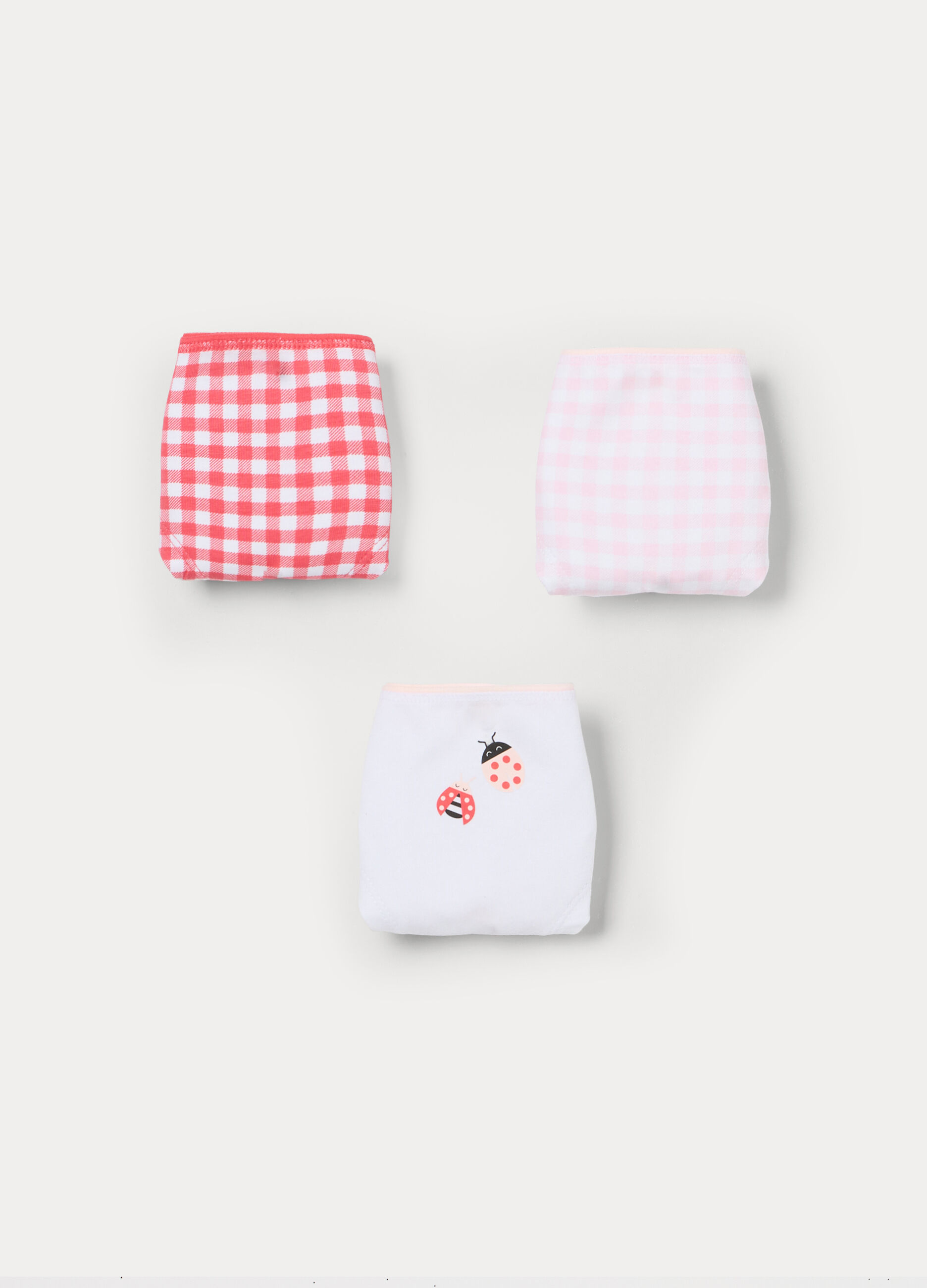 Pack 3 slip in jersey di cotone stretch bambina_0