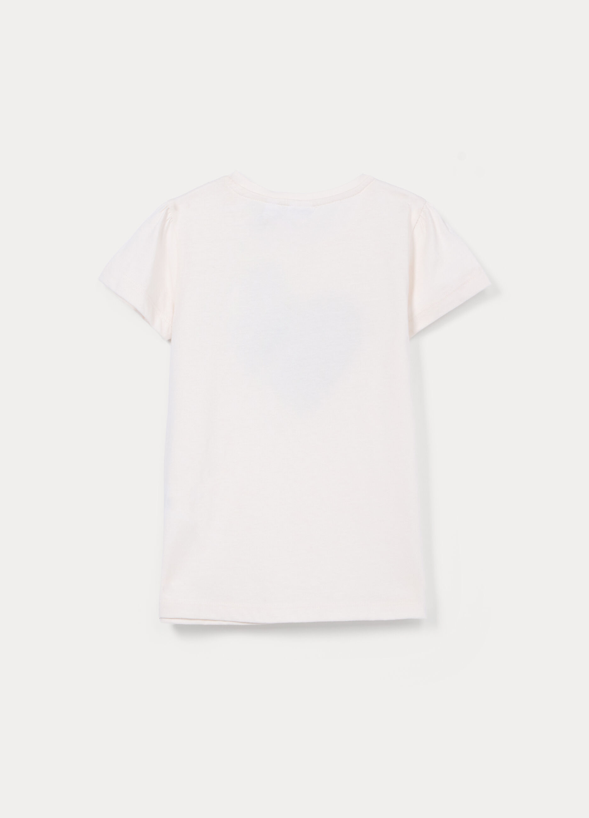 T-shirt girocollo in jersey di puro cotone bambina_1