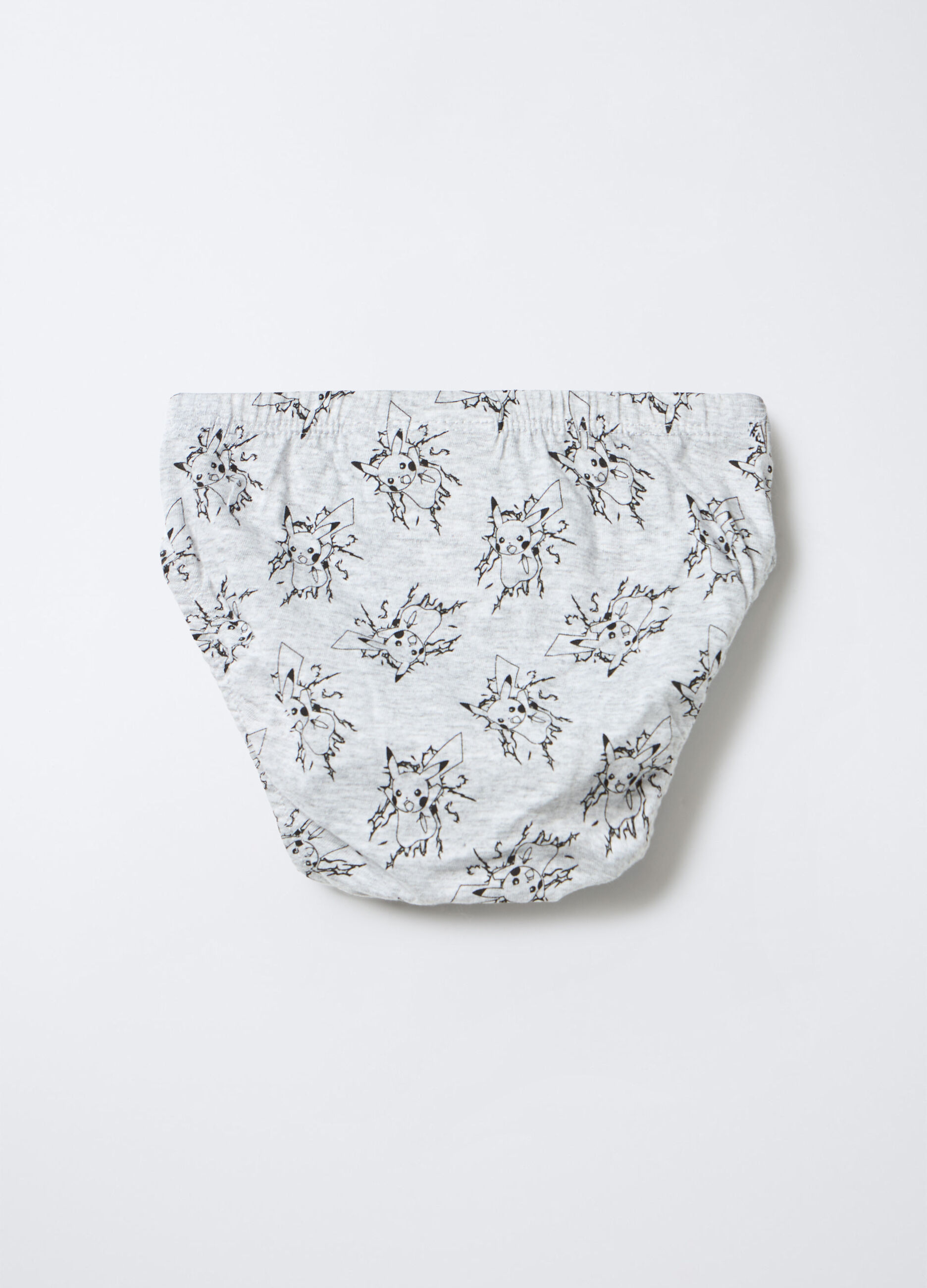 Pack 5 slip Pokemon in jersey di puro cotone bambino_1