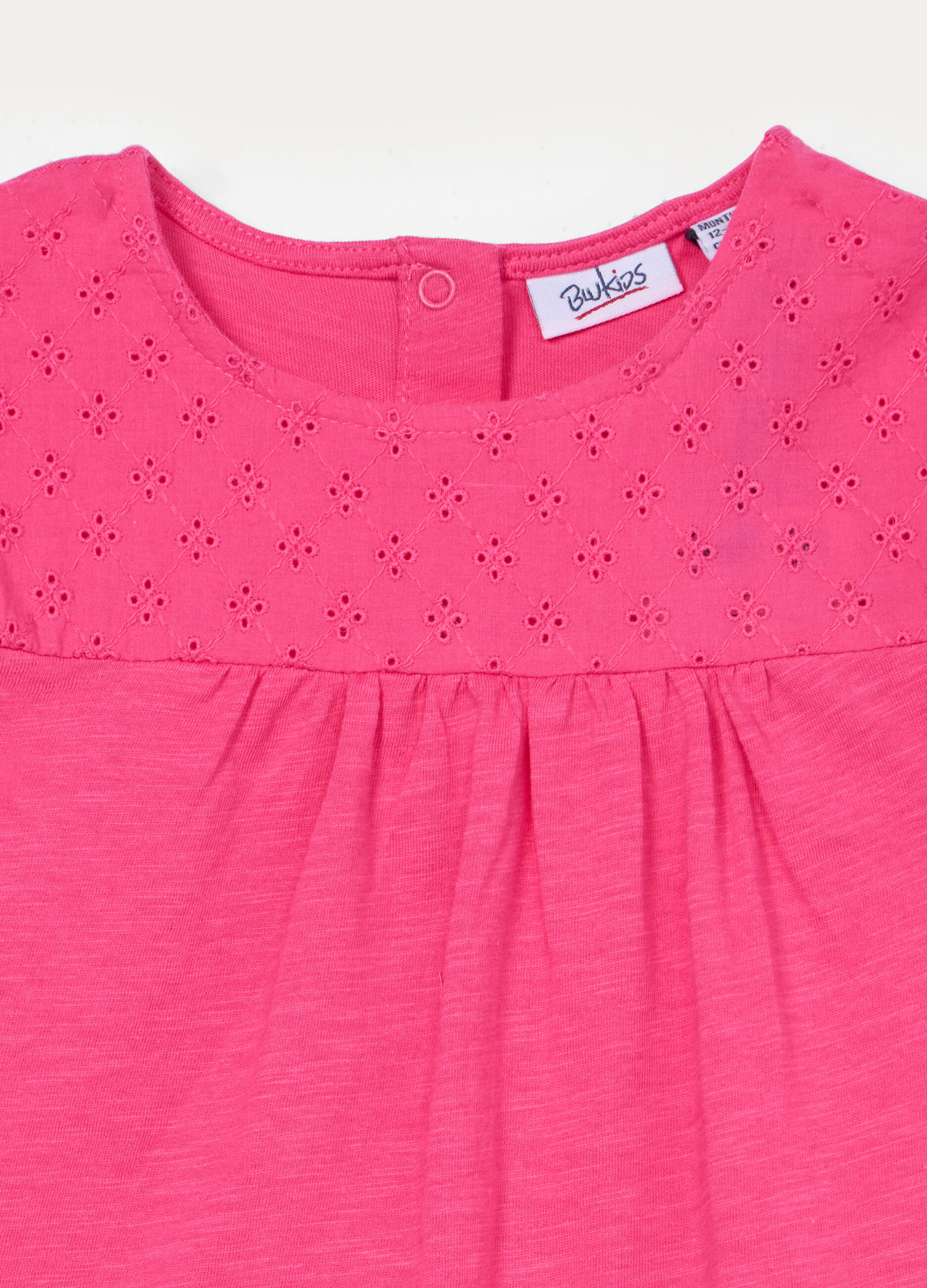 T-shirt in jersey di cotone slub bimba_2