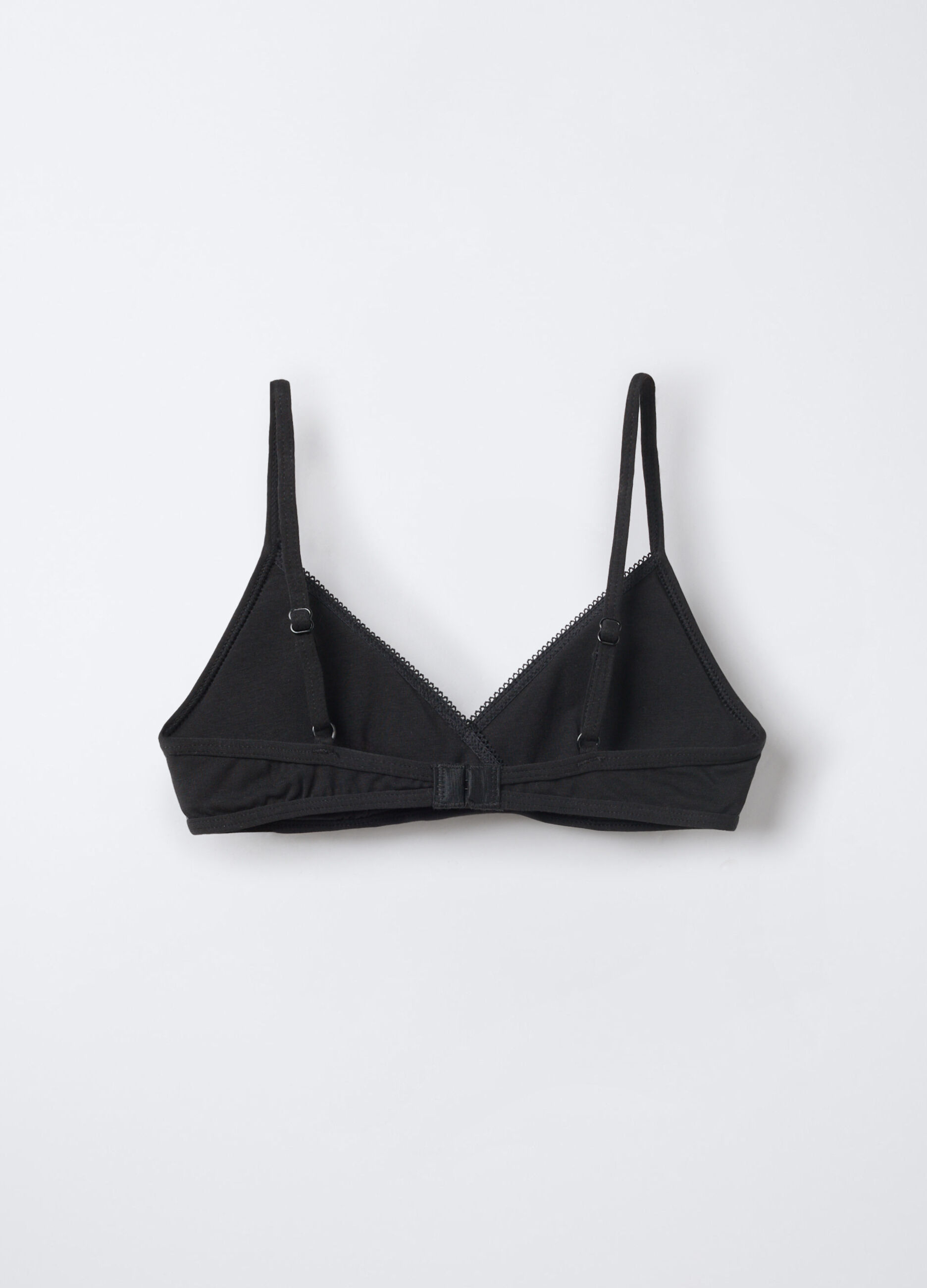 Reggiseno a triangolo in jersey di cotone stretch ragazza_1