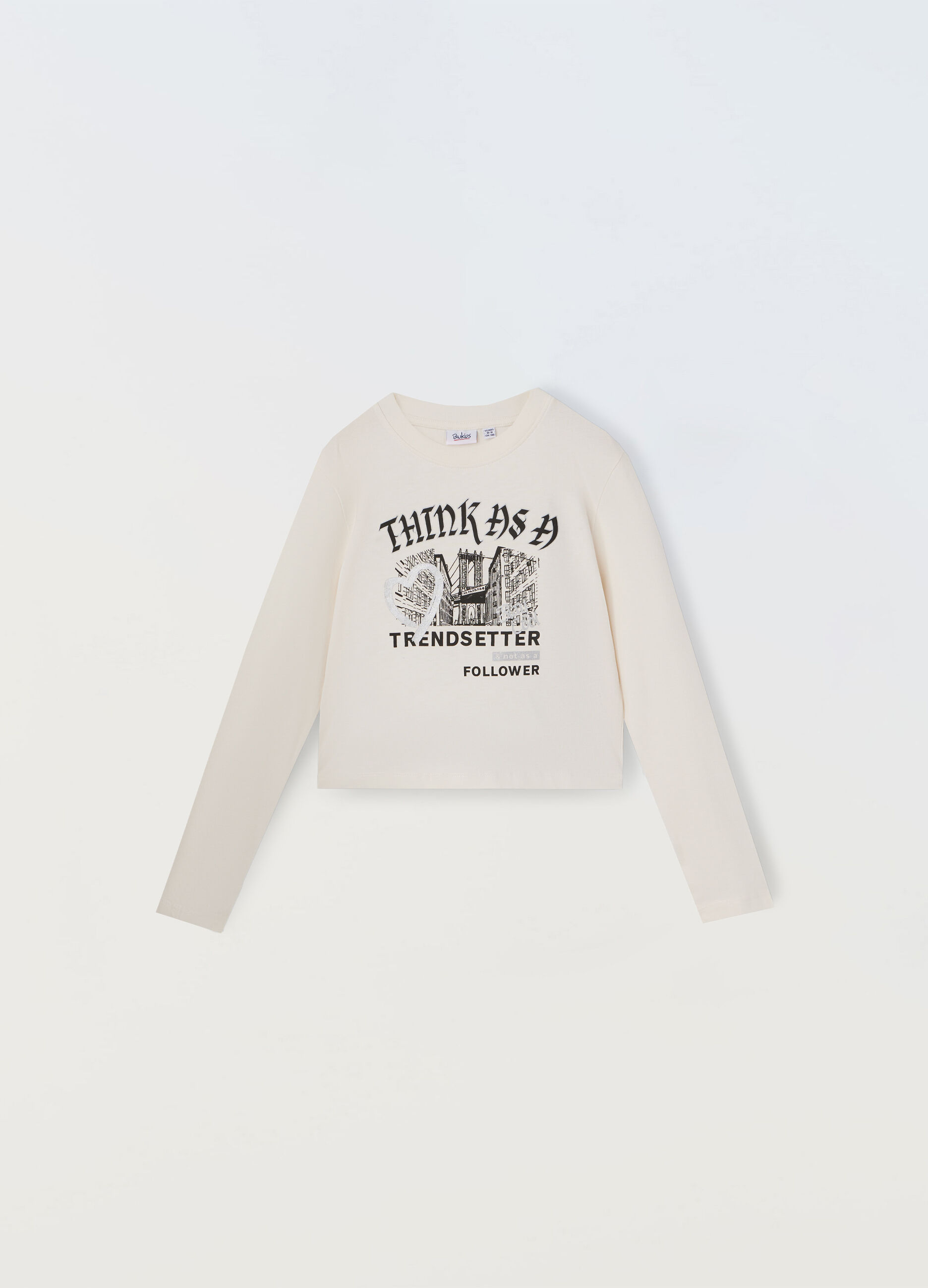 T-shirt in puro cotone ragazza_0