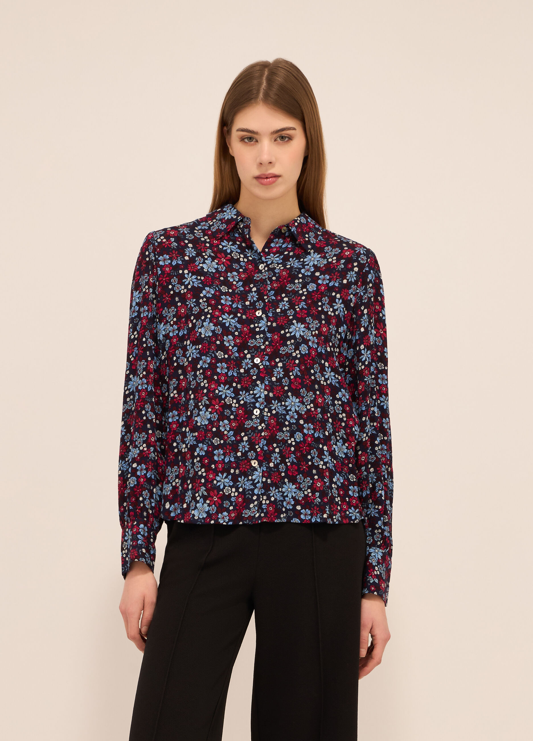 Camicia in pura viscosa donna_0