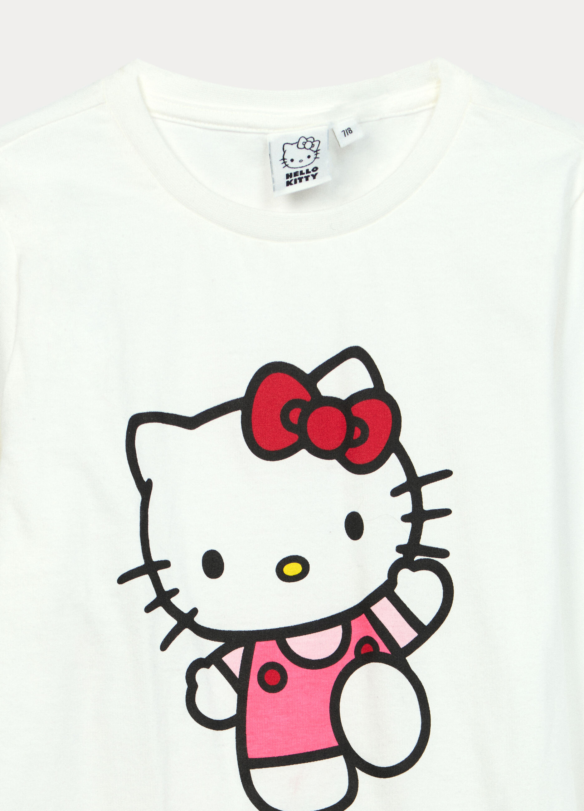 Set pigiama lungo Hello Kitty in jersey di puro cotone bambina_2