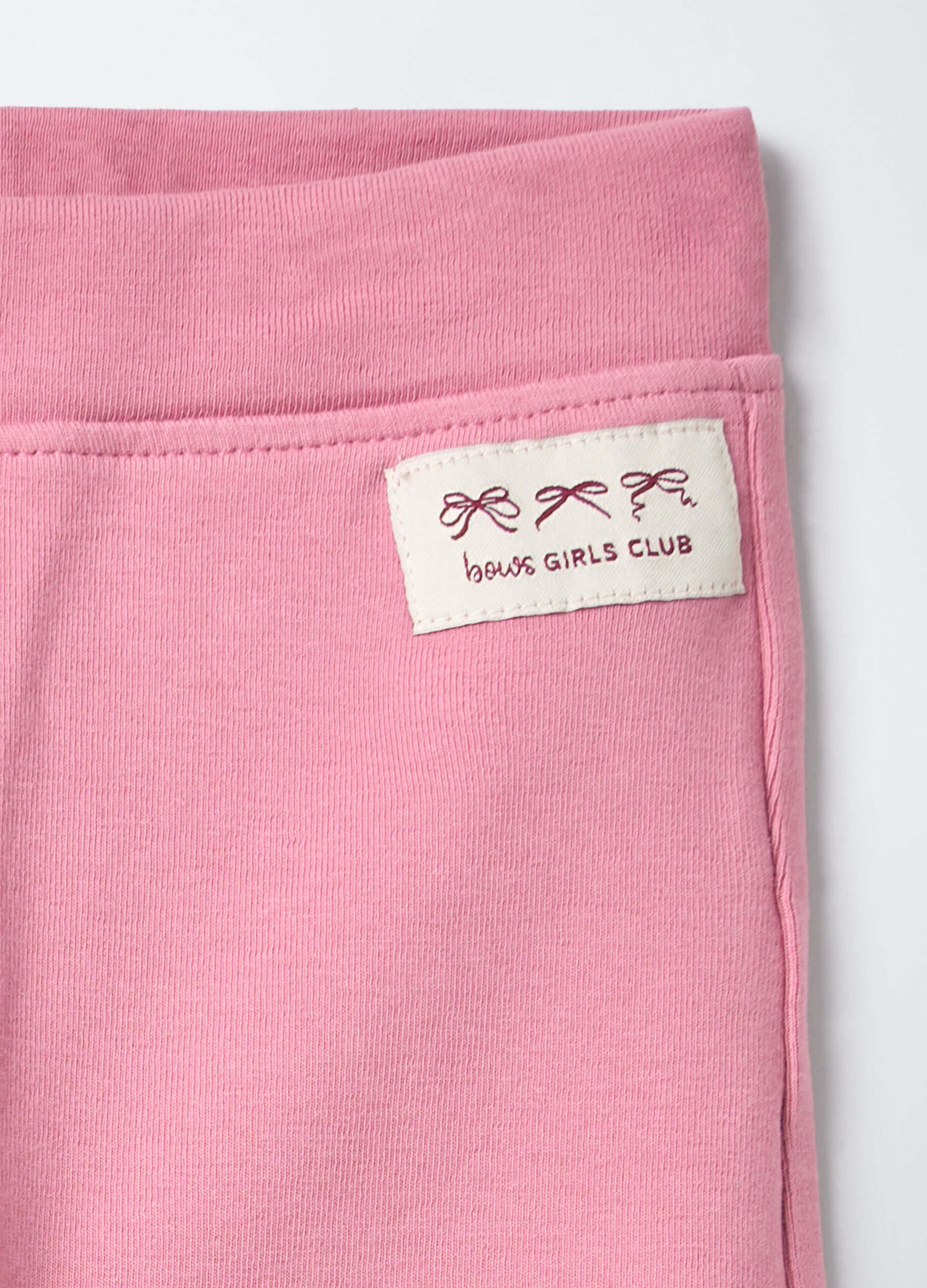 Leggings in costina di cotone stretch Flare Fit bambina_2