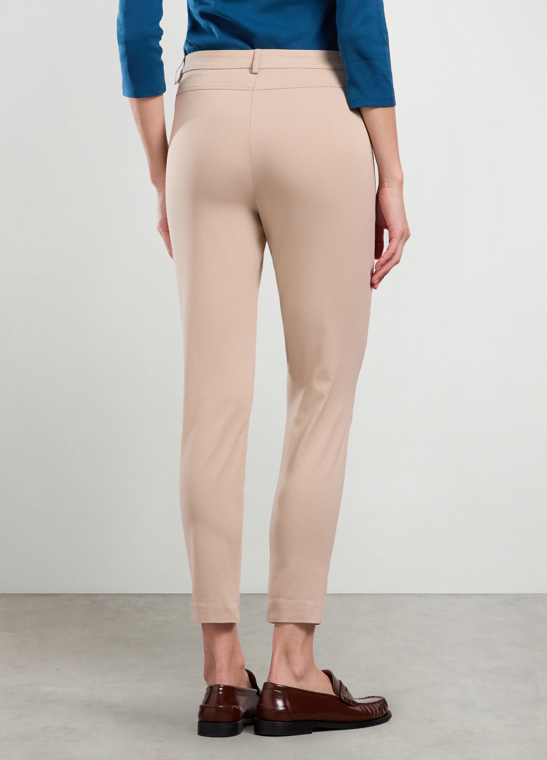 Pantaloni misto viscosa donna_1