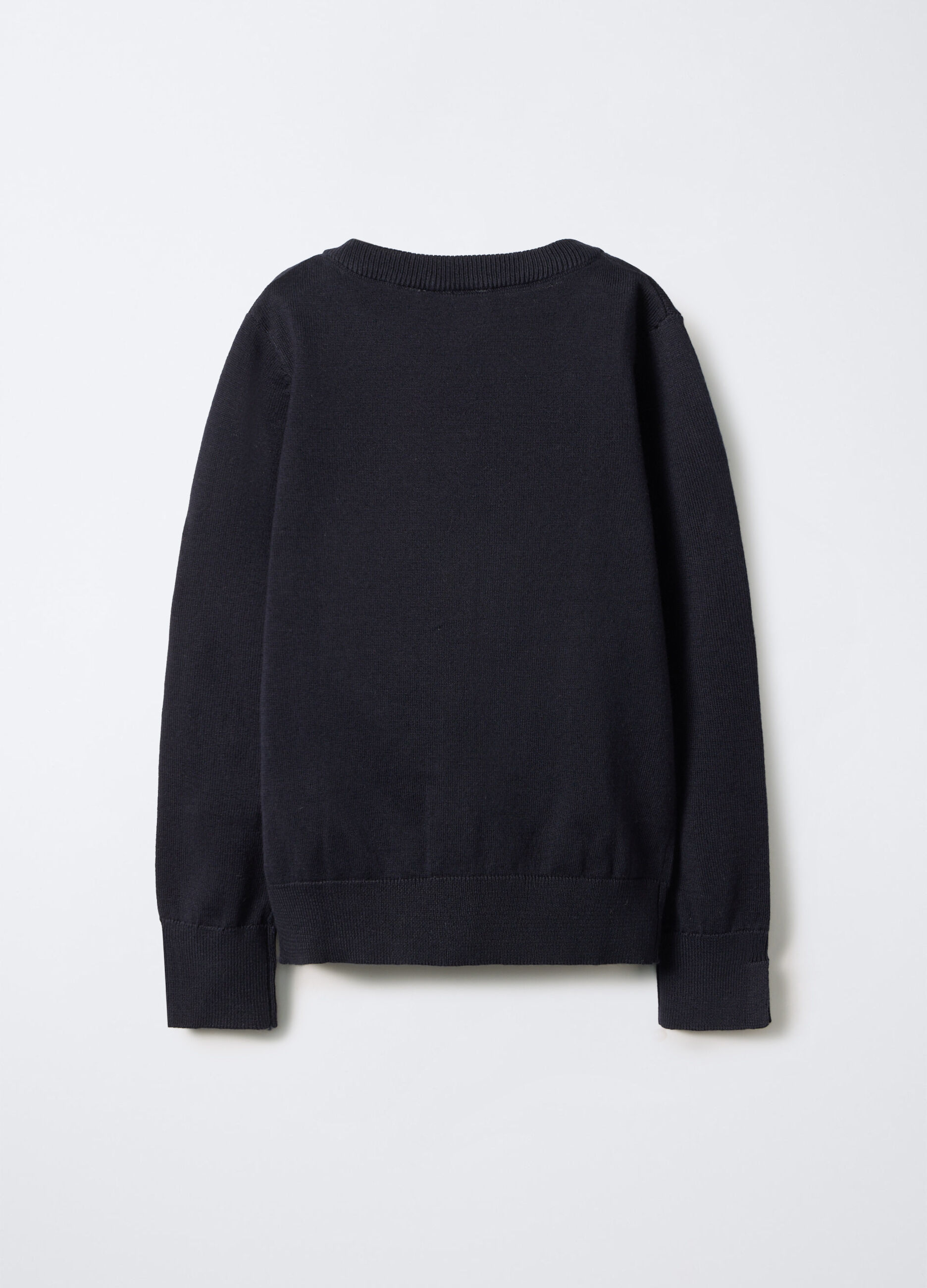 Cardigan tricot in misto cotone fit regular bambina_1